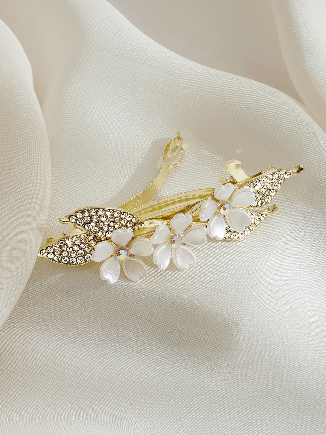 

JOKER & WITCH Women Embellished Bumpit Hair Pin, Gold