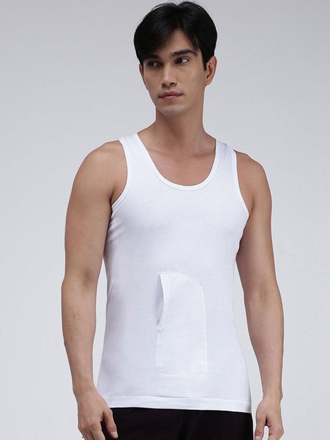

AMUL COMFY Pack Of 6 Pure Cotton Innerwear Vests Comfy-Interlock-PKT-White-RN-6-95
