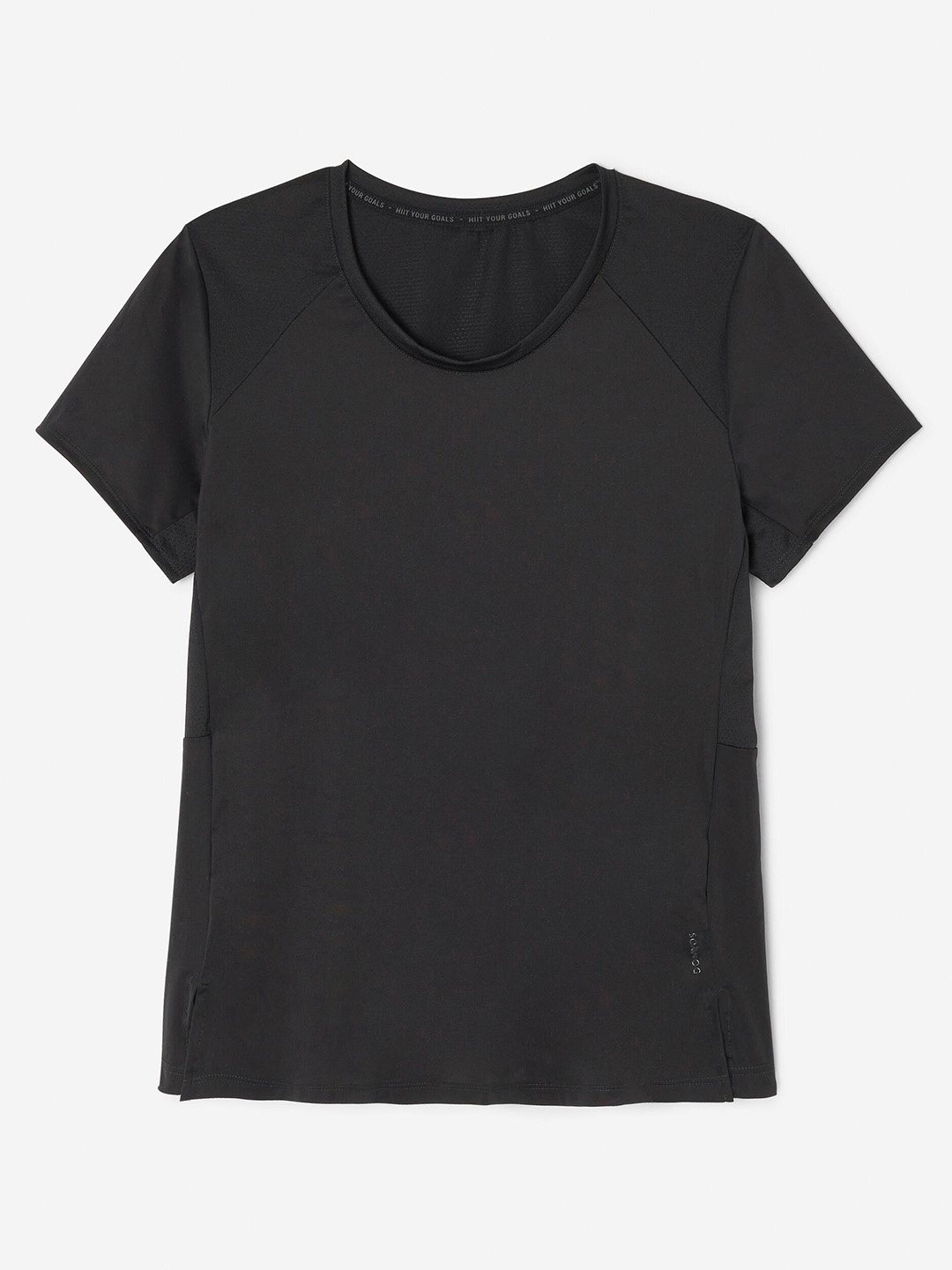 

Domyos By Decathlon Round-Neck T-Shirt, Black