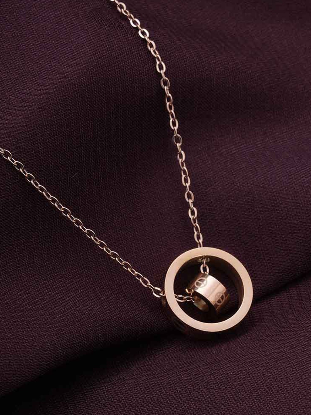

PALMONAS Rose Gold-Plated Necklace