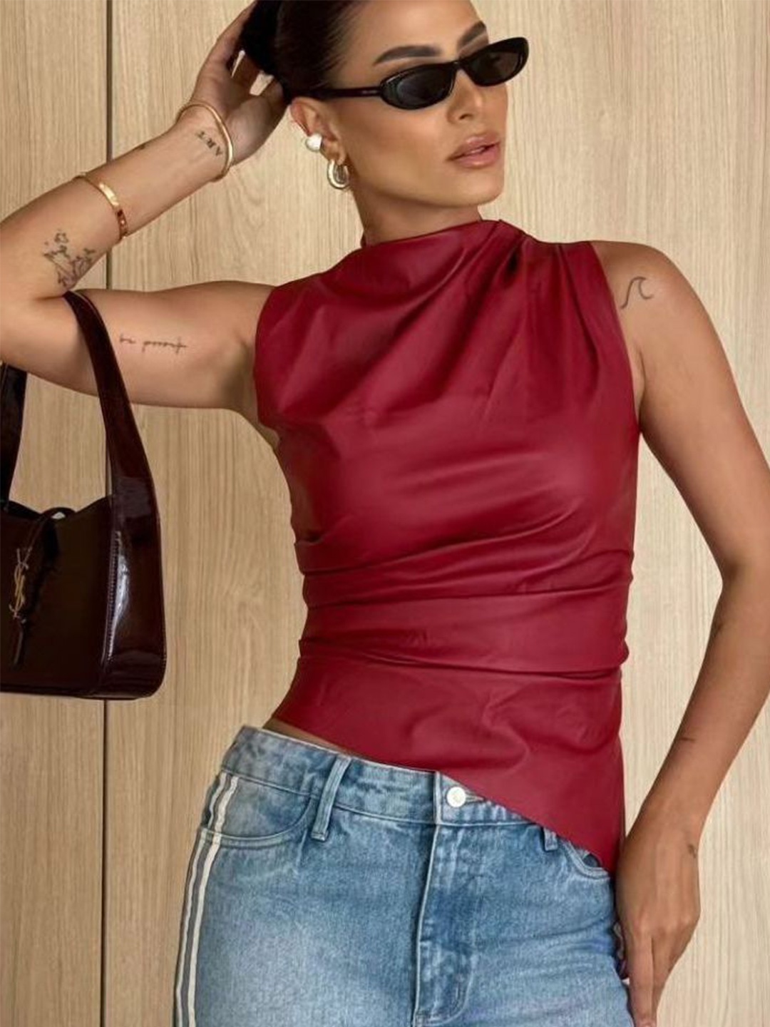 

LULU & SKY Top, Red