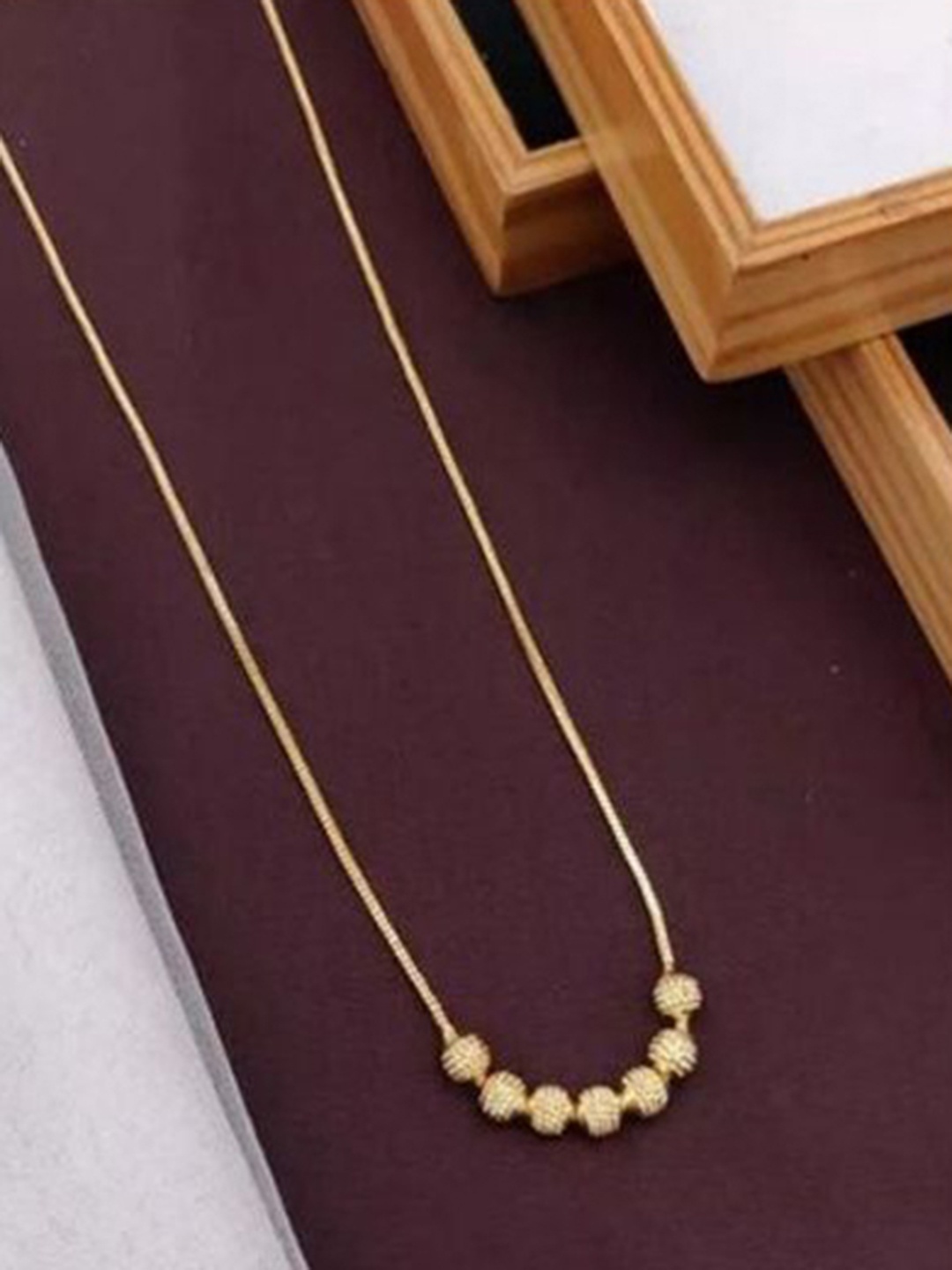 

Wynona Gold-Plated Mangalsutra