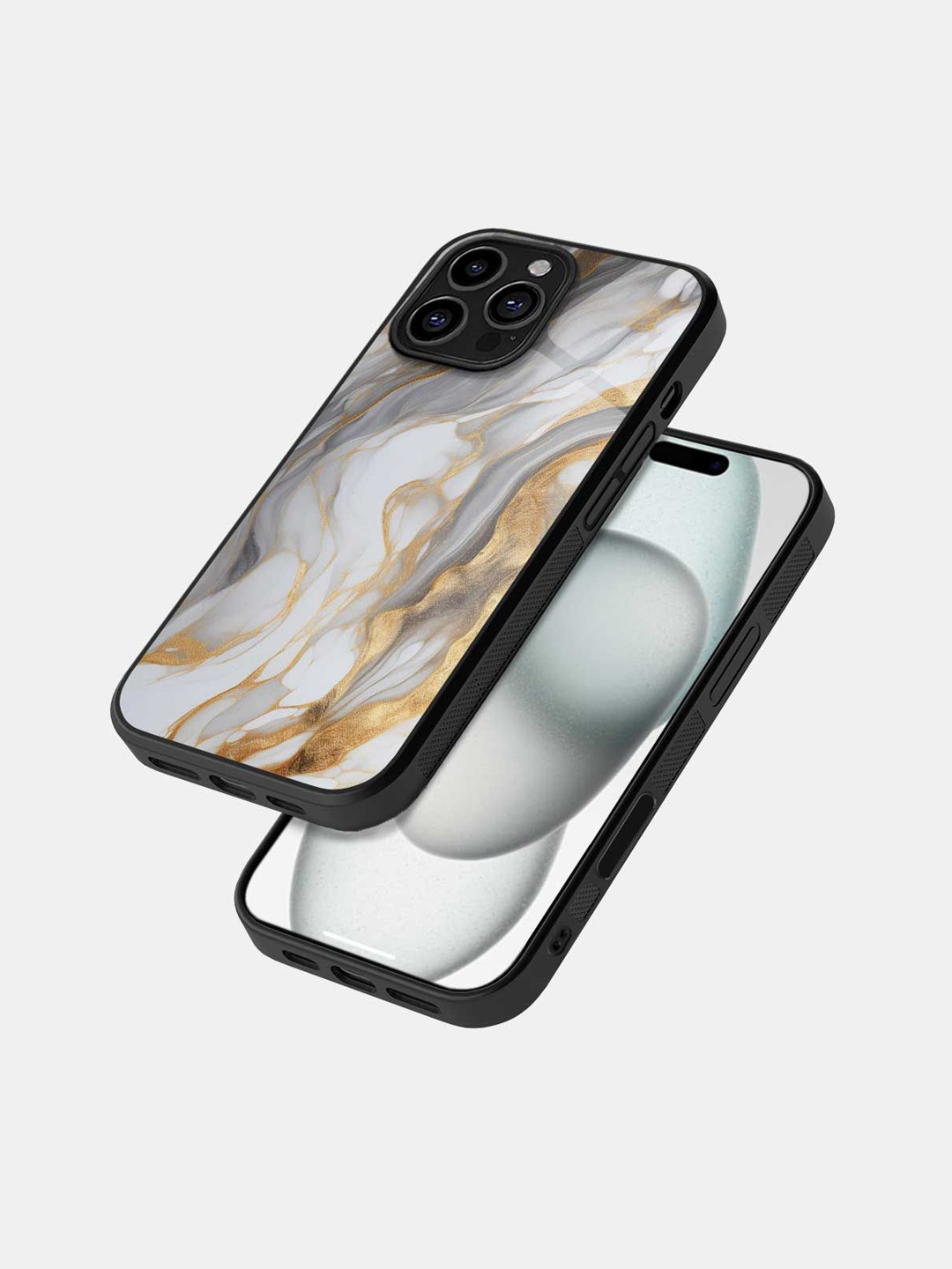

macmerise iPhone 16 Pro Bumper Case Mobile Accessories, White
