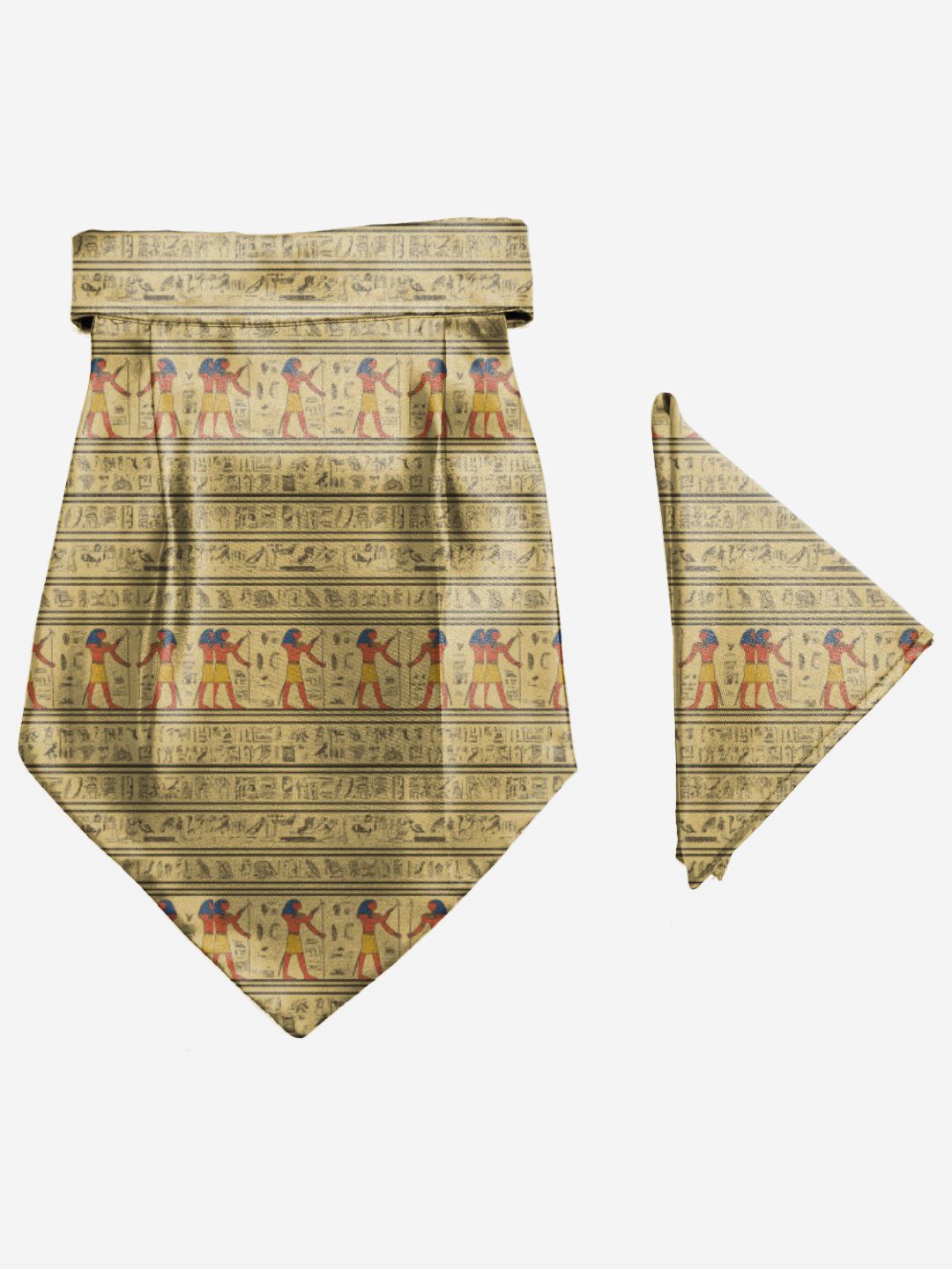 

Blacksmith Men Printed Cravat, Yellow