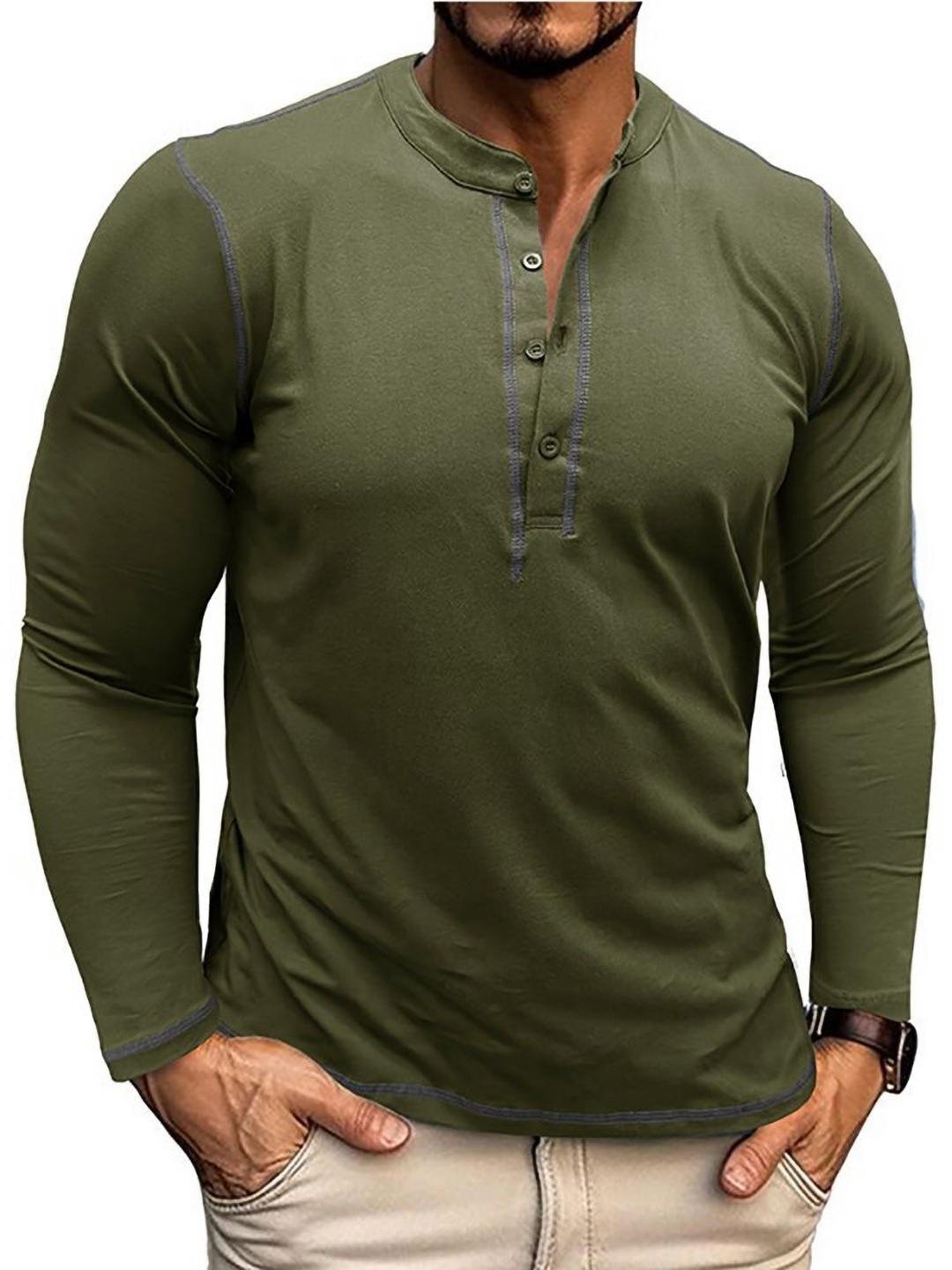 

StyleCast x Revolte Men T-shirt, Green