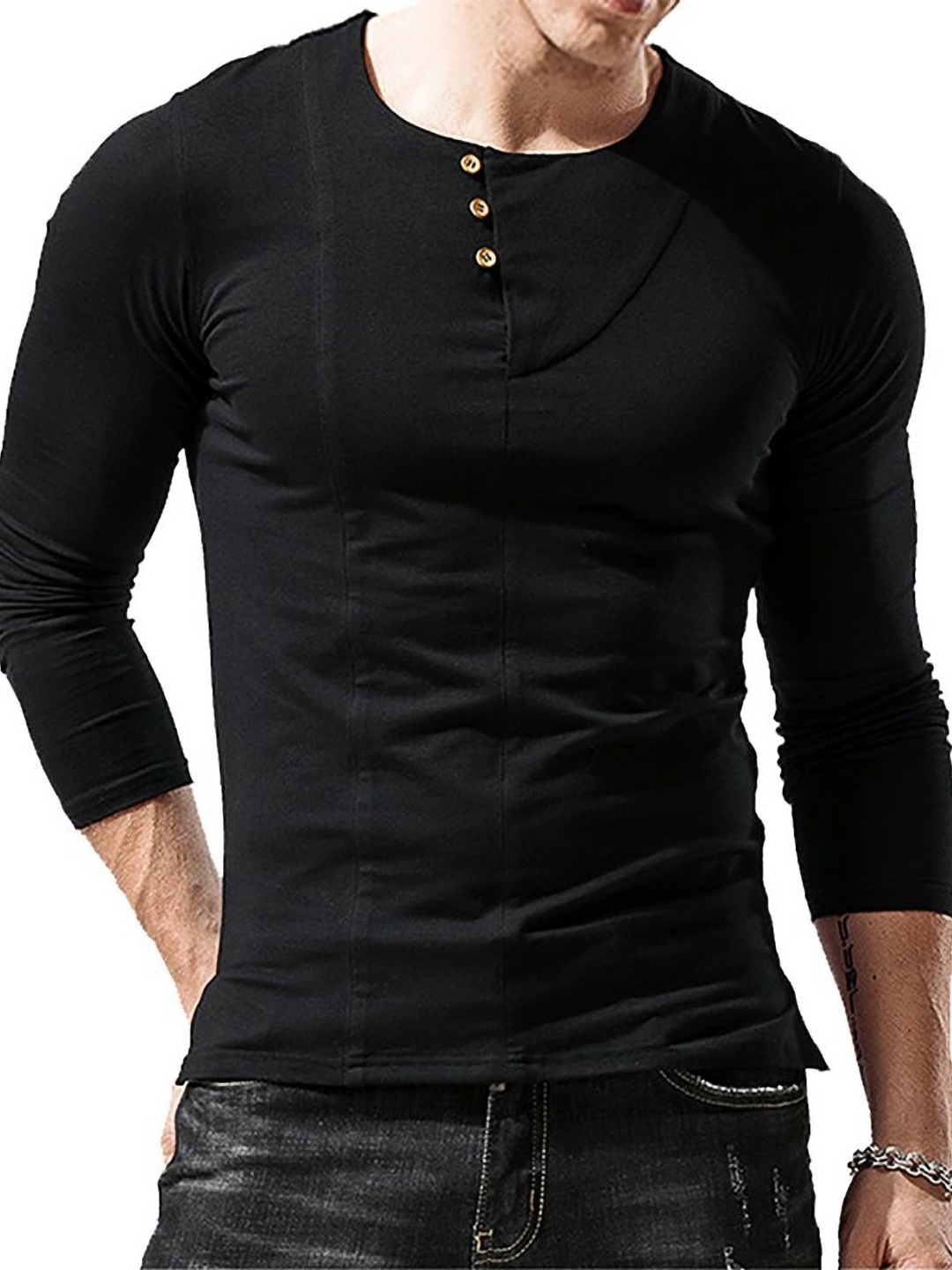 

StyleCast x Revolte Men T-shirt, Black
