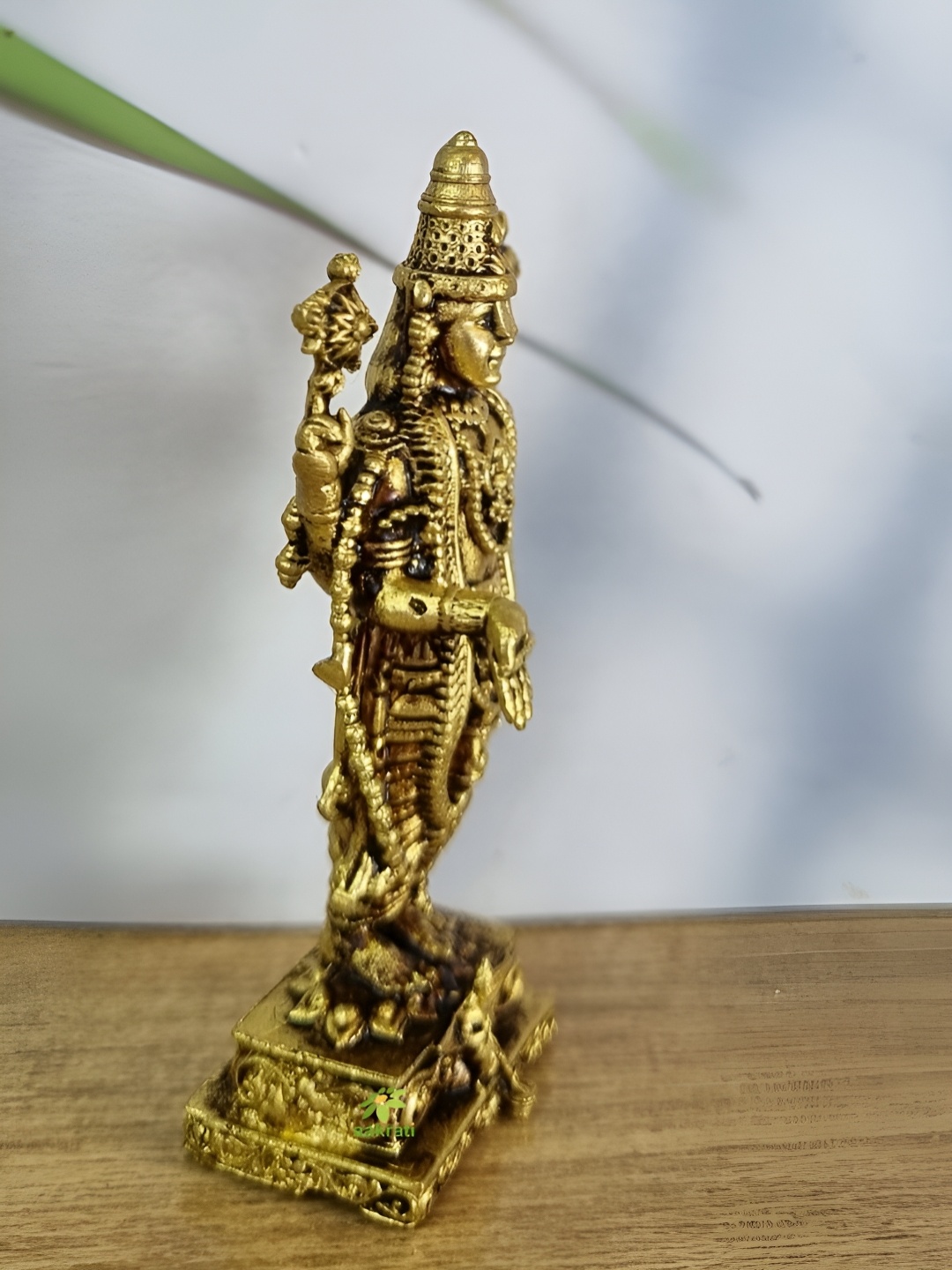 

Aakrati Yellow Lord Balaji Religious Idol Showpiece
