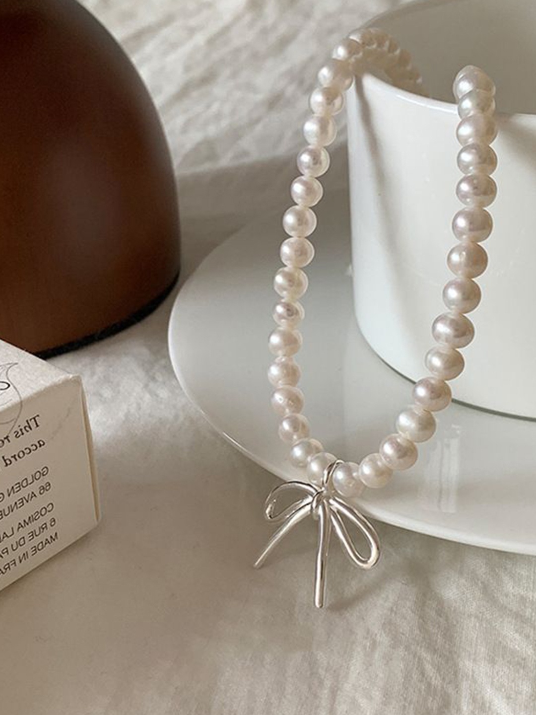 

Just Lil Things Beaded Minimal Chain, Silver