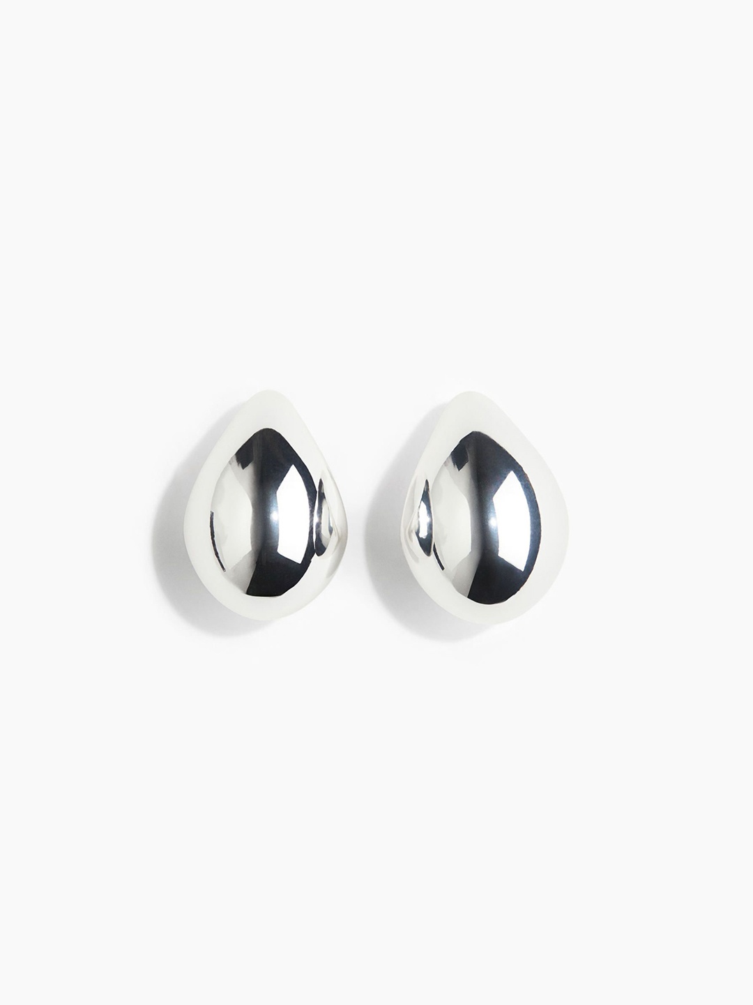 

H&M Chunky Dome Earrings, Silver