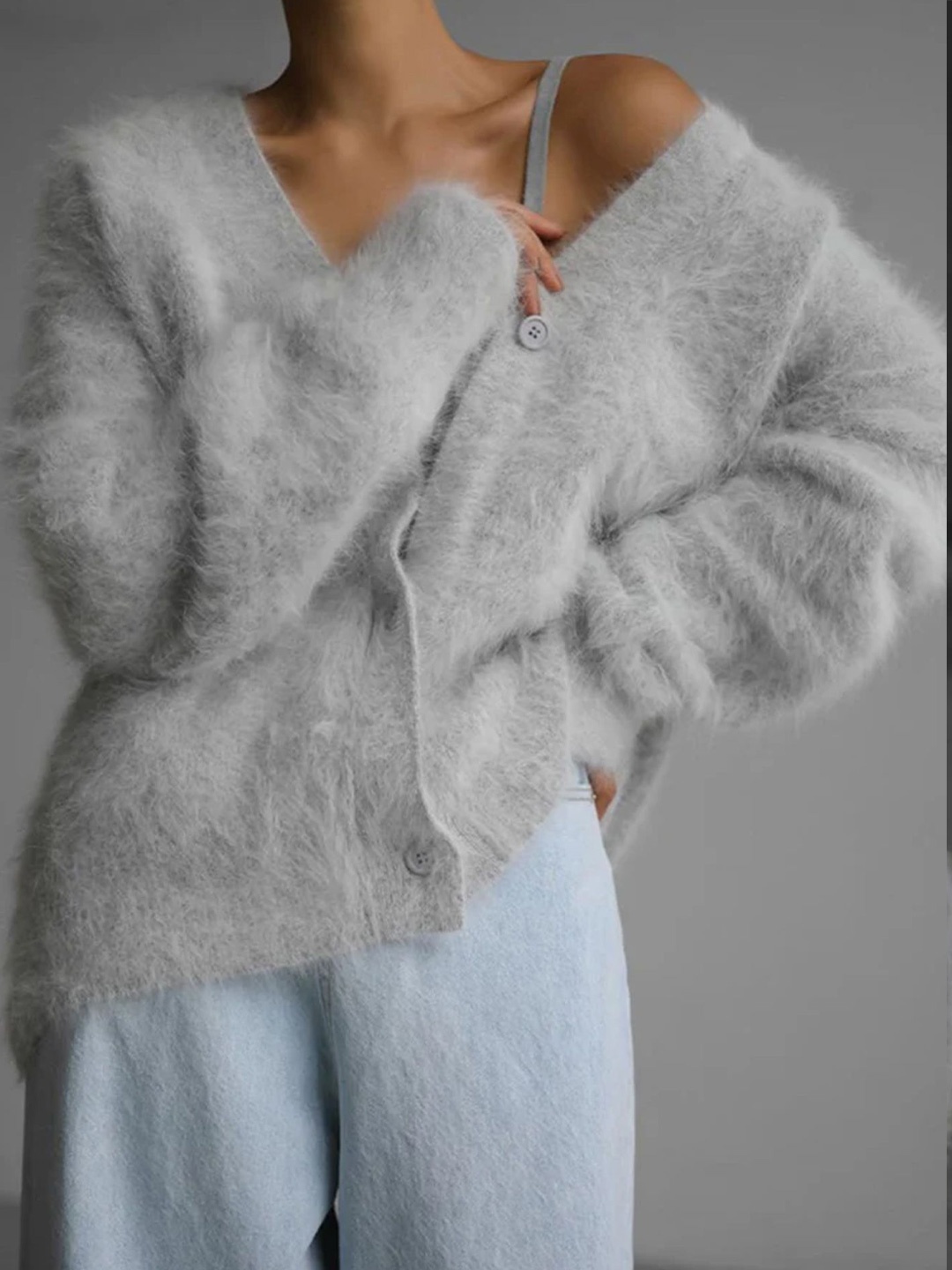 

LULU & SKY Women Cardigan, Grey