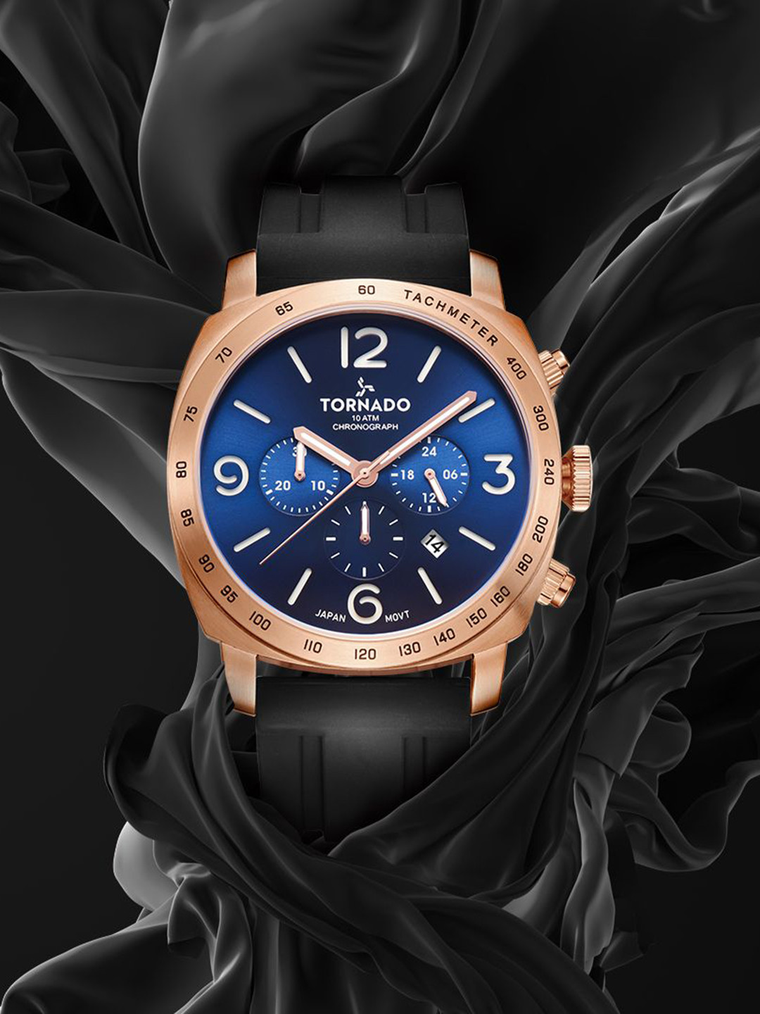 

TORNADO Men Dial & Straps Analogue Chronograph Watch T9102-KSBN, Blue
