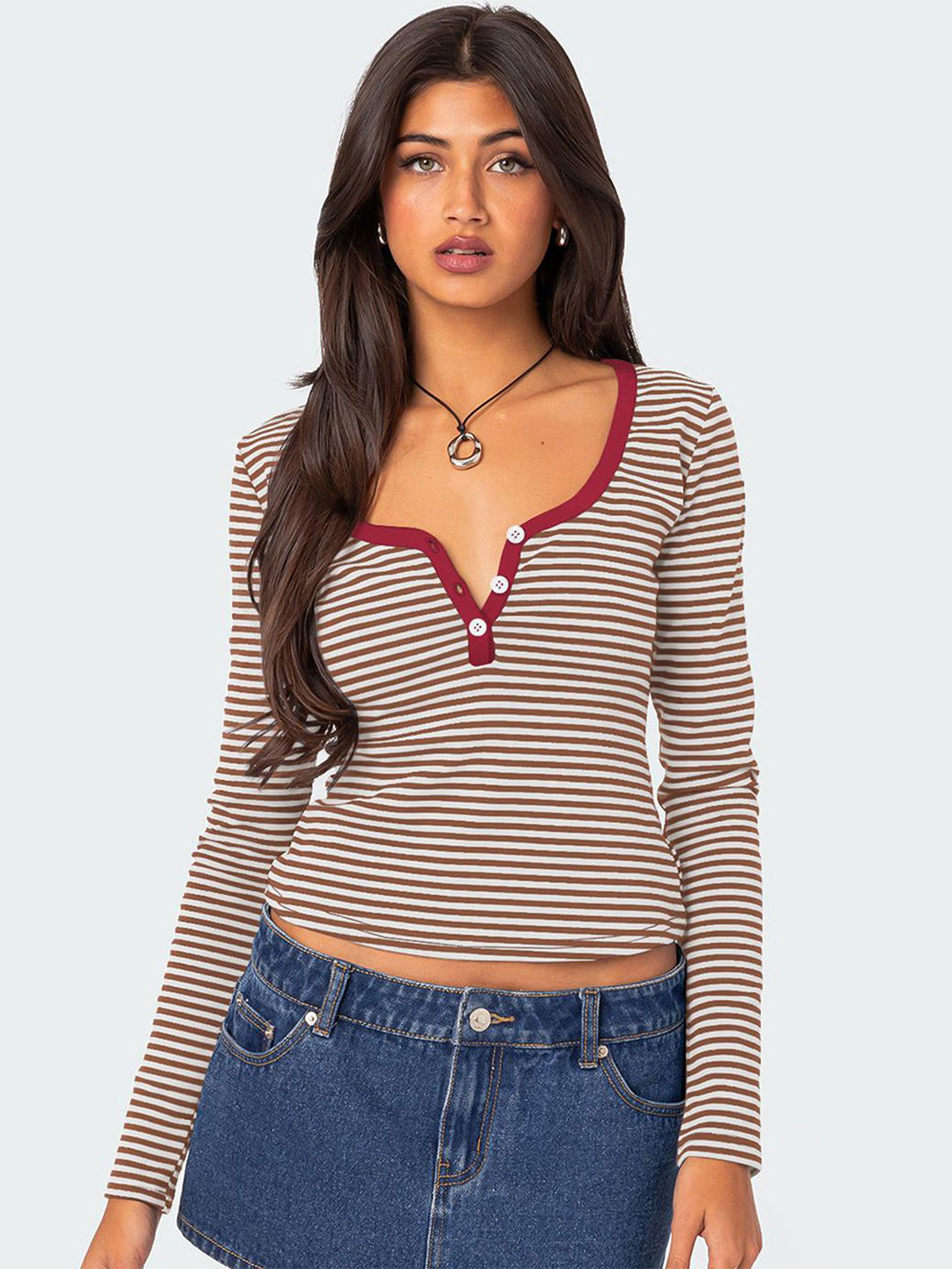 

LULU & SKY Striped Top, Multi