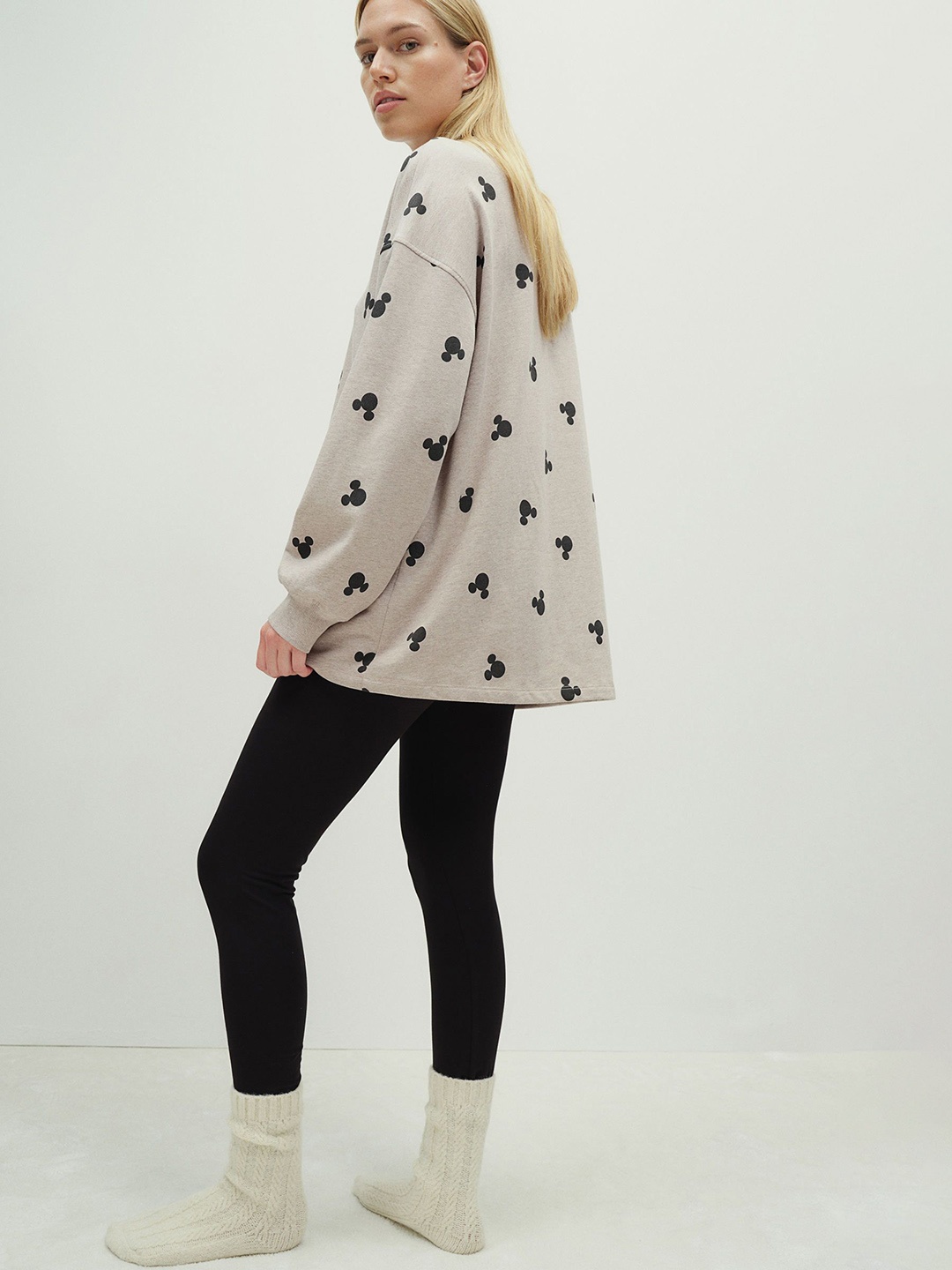 

H&M Printed Pyjamas, Beige