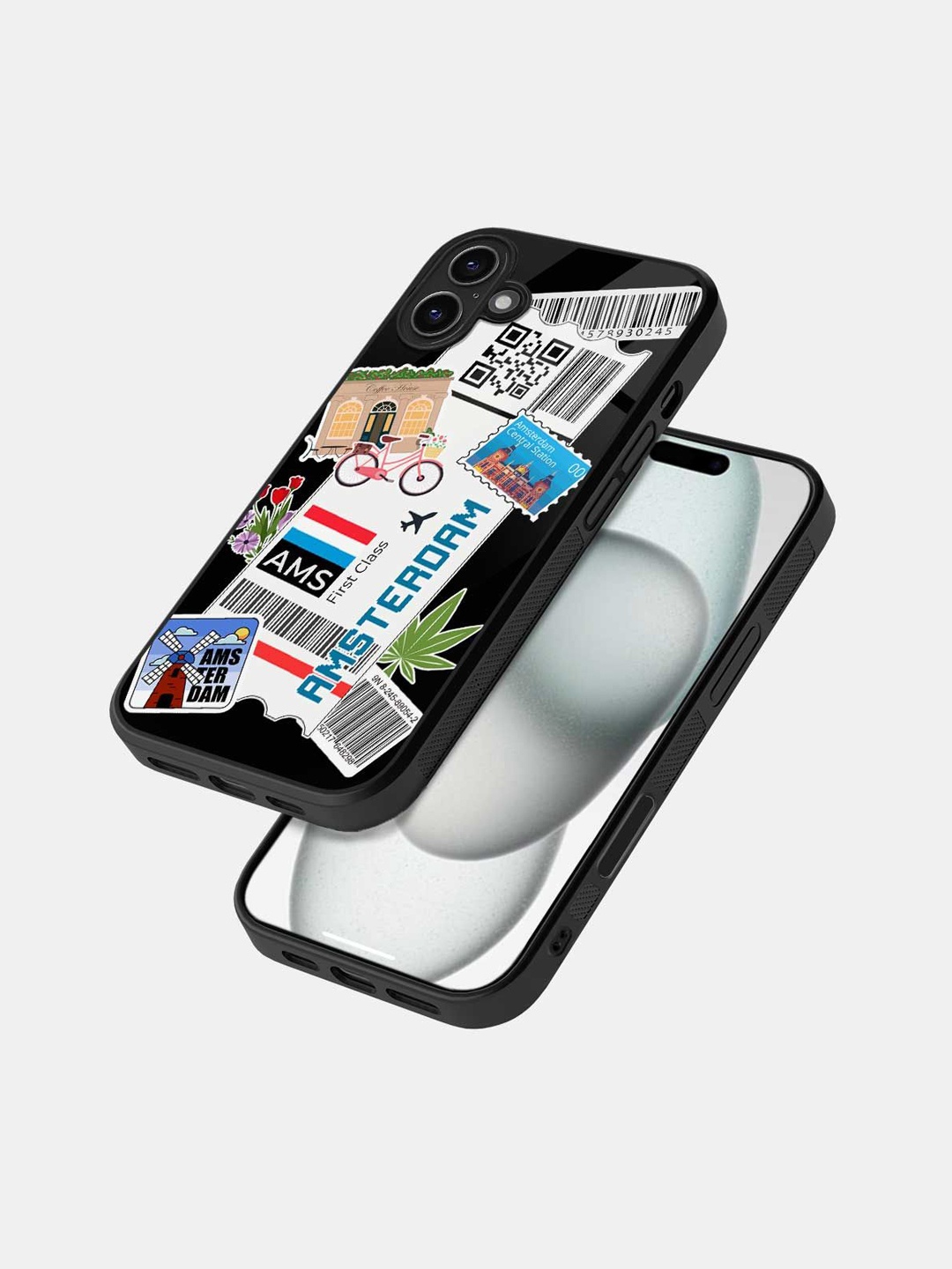 

macmerise Typography Printed iPhone 16 Pro Bumper Case Mobile Accessories, Black