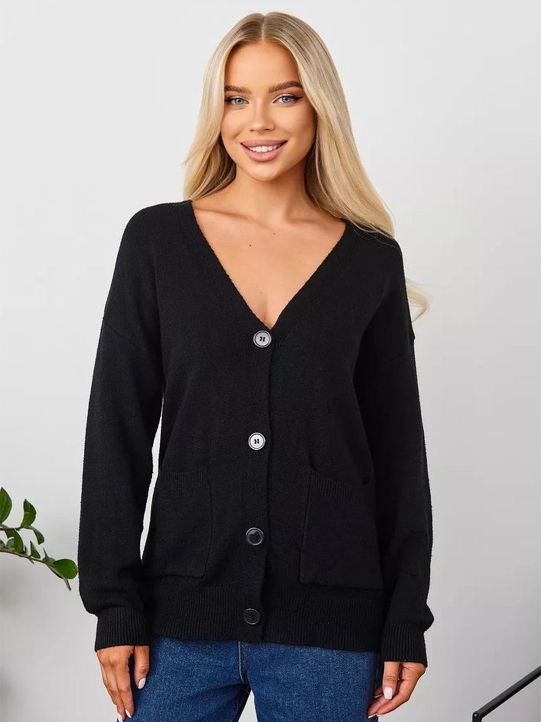 

LULU & SKY Women Cardigan, Black