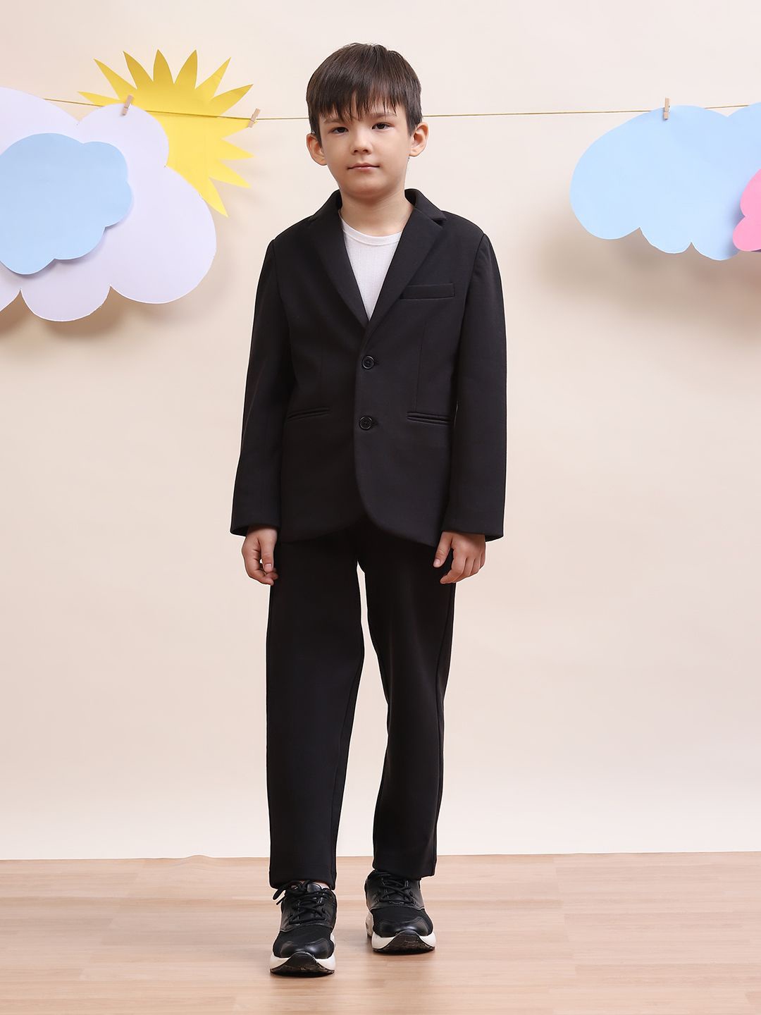 

SPUNKIES Boys Formal 2-Piece Suit, Black