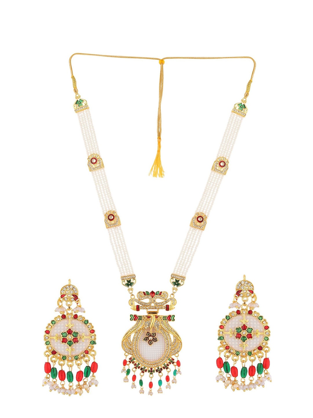 

RHOSYN Rajasthani Jewellery Set, Multi