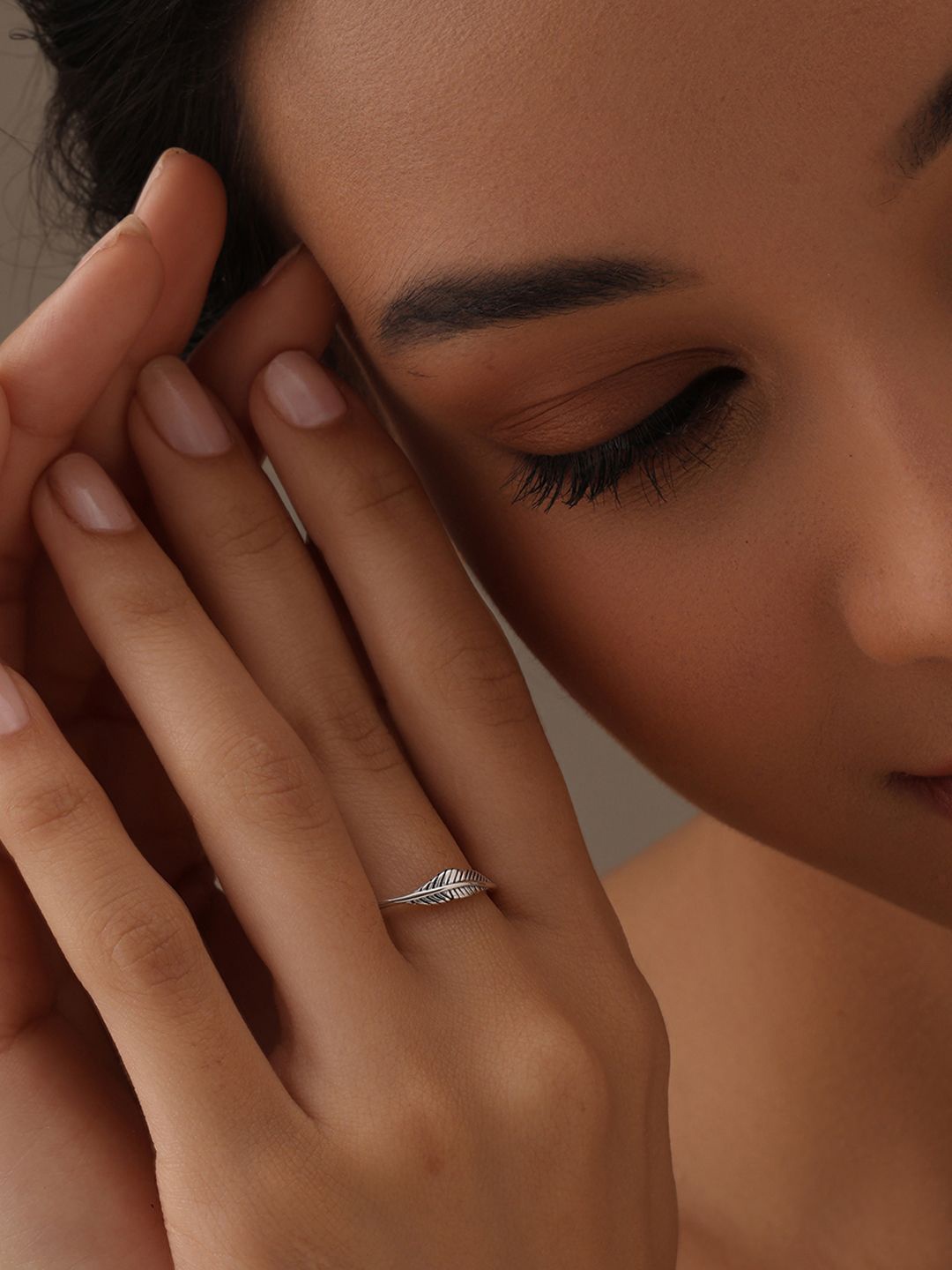 

LeCalla 925 Sterling Silver Silver-Plated Finger Ring