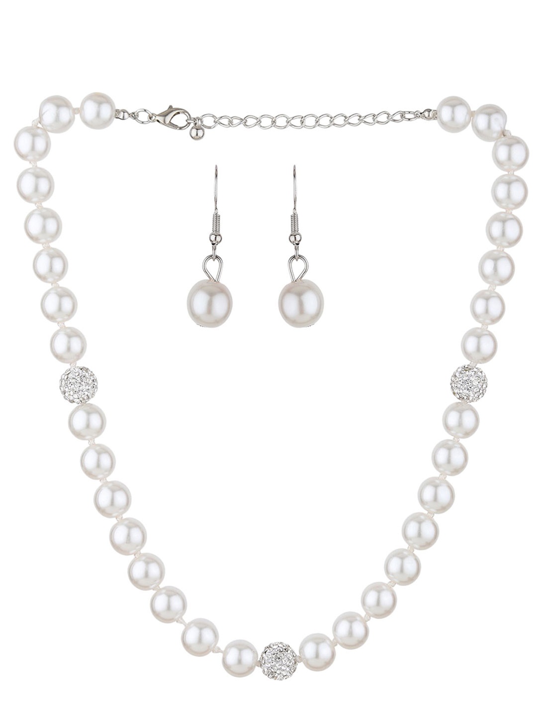 

Rhosyn Pearl Jewellery Set, White