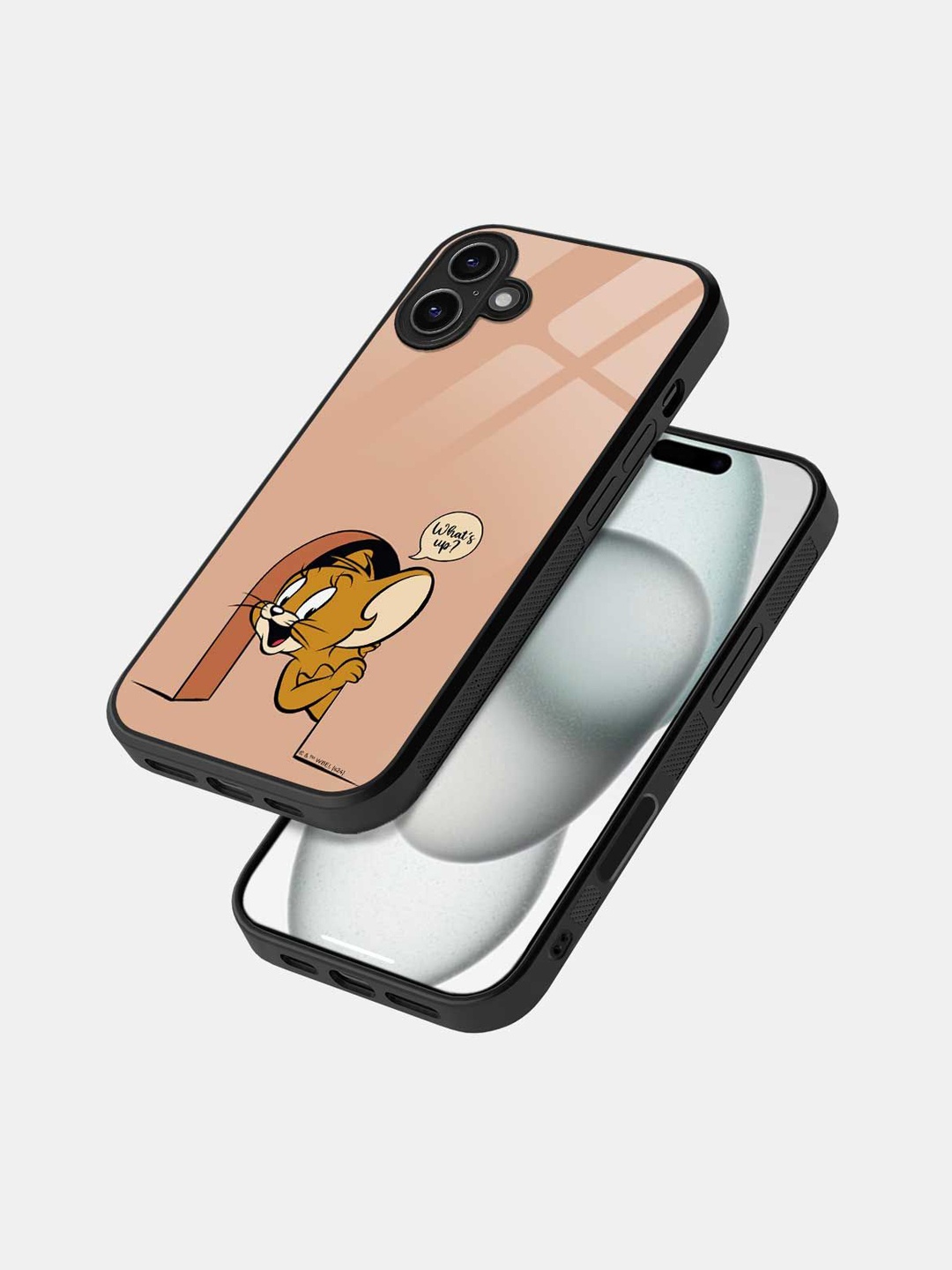 

macmerise Cartoon Characters Printed iPhone 16 Pro Back Case Mobile Accessories, Brown
