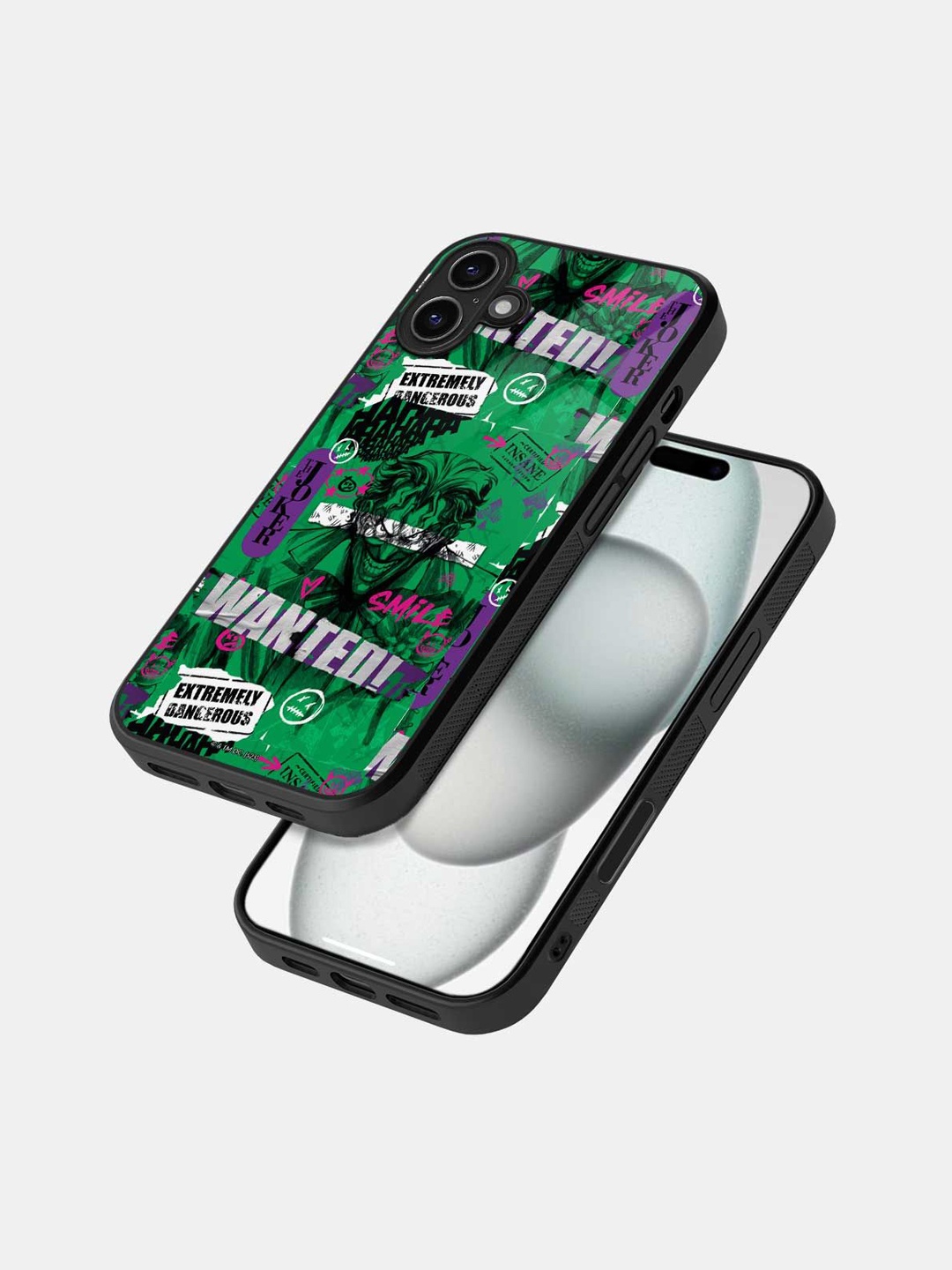

macmerise Typography Printed iPhone 16 Plus Back Case Mobile Accessories, Black