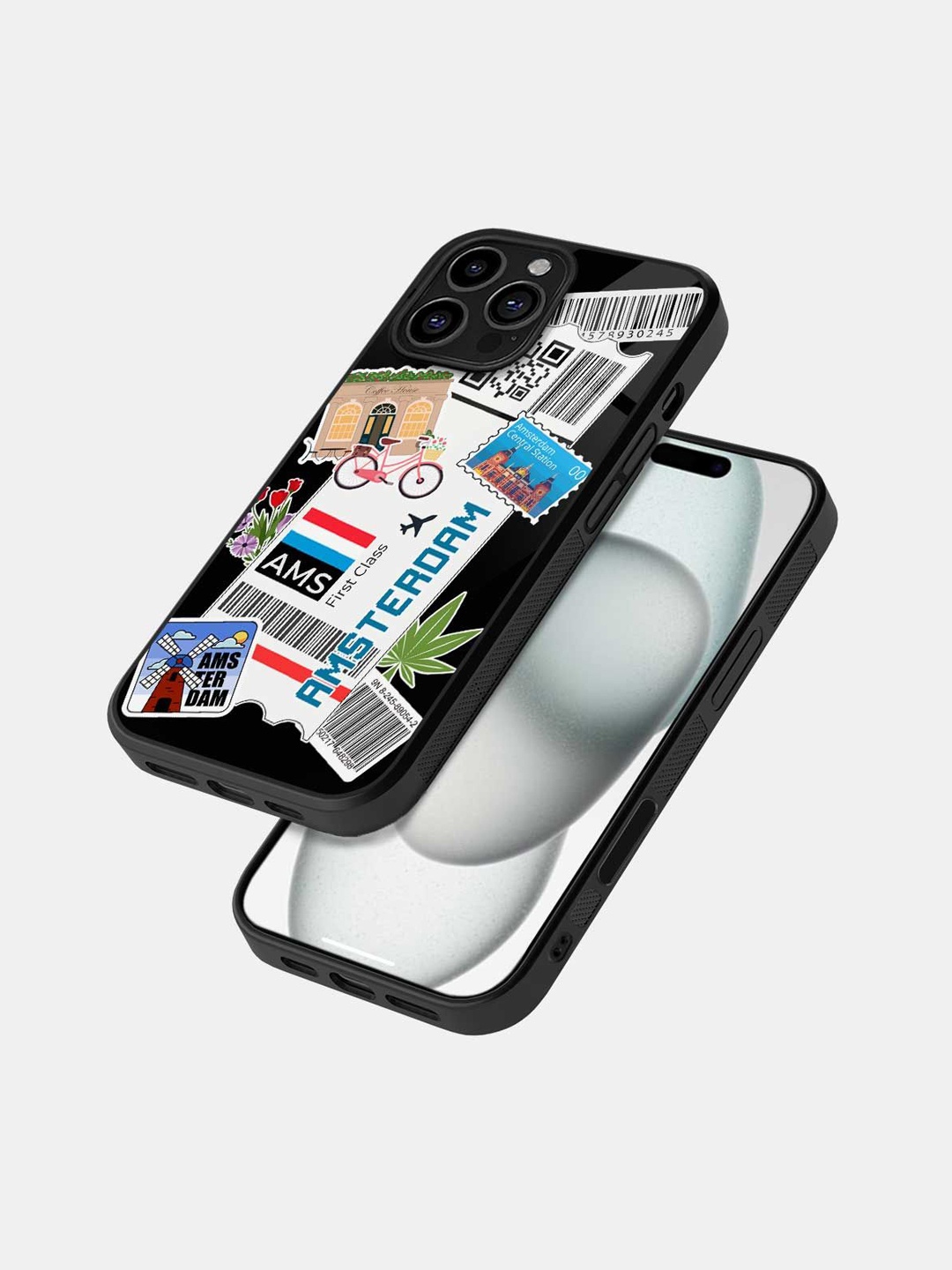 

macmerise Typography Printed iPhone 16 Plus Bumper Case Mobile Accessories, Black