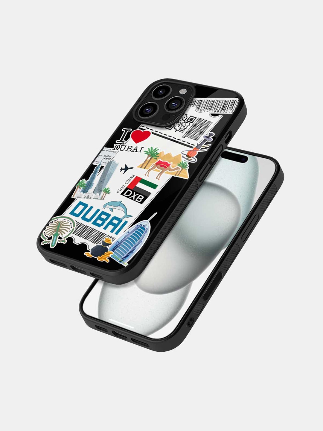

macmerise Typography Printed iPhone 16 Plus Bumper Case Mobile Accessories, Black