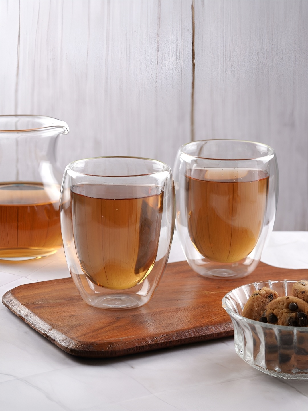 

Aura Transparent Solid Glass Glossy Mugs Set of Cups and Mugs