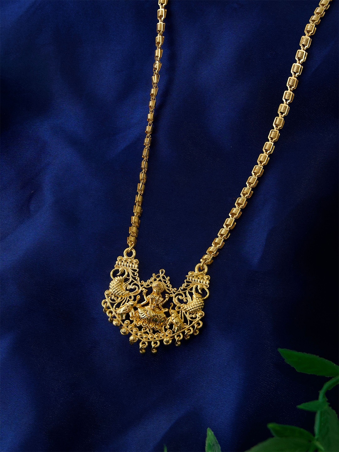 

Japam Gold Plated Divine Lakshmi Ji Necklace