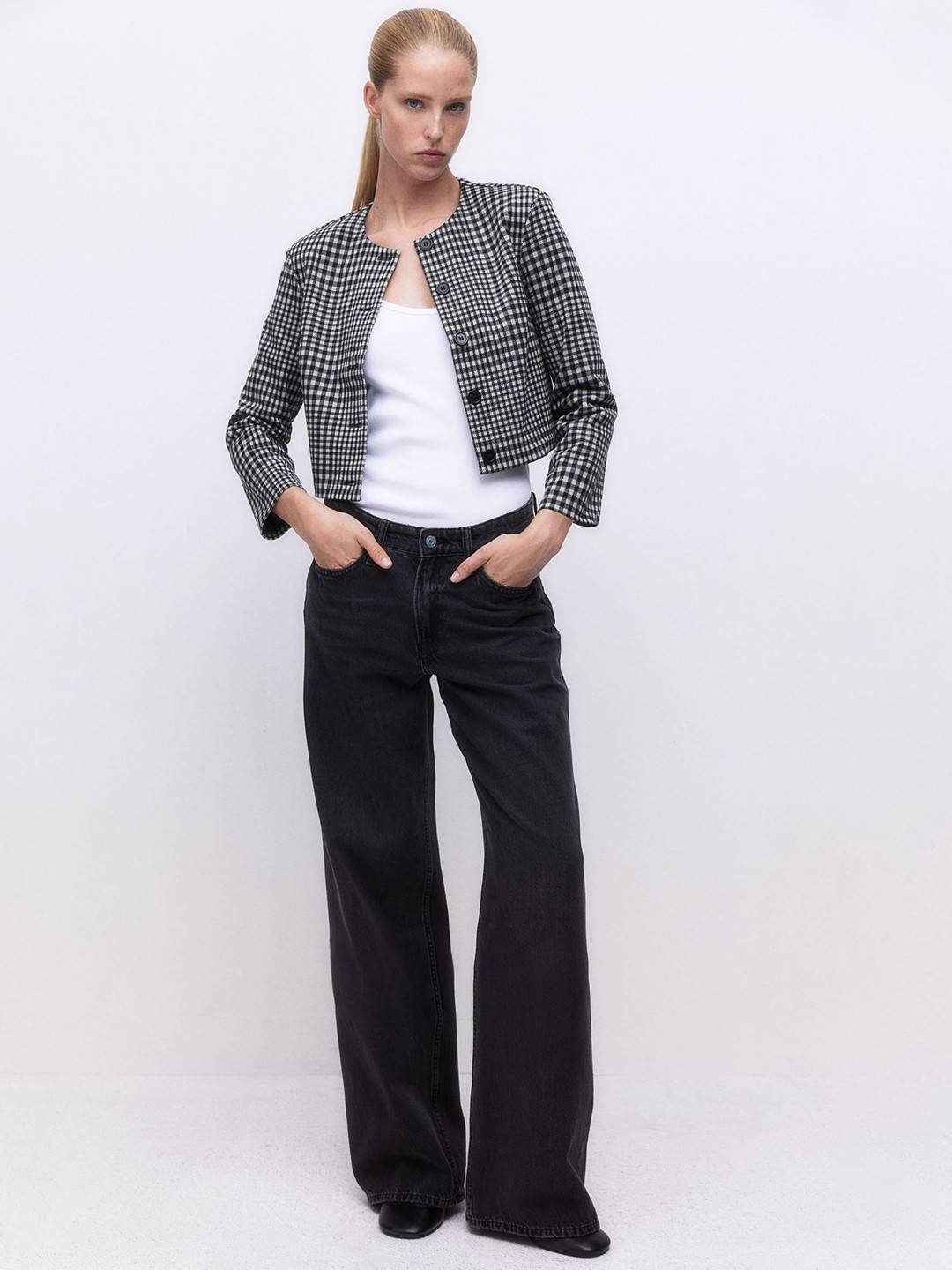 

H&M Short Jacket, Black