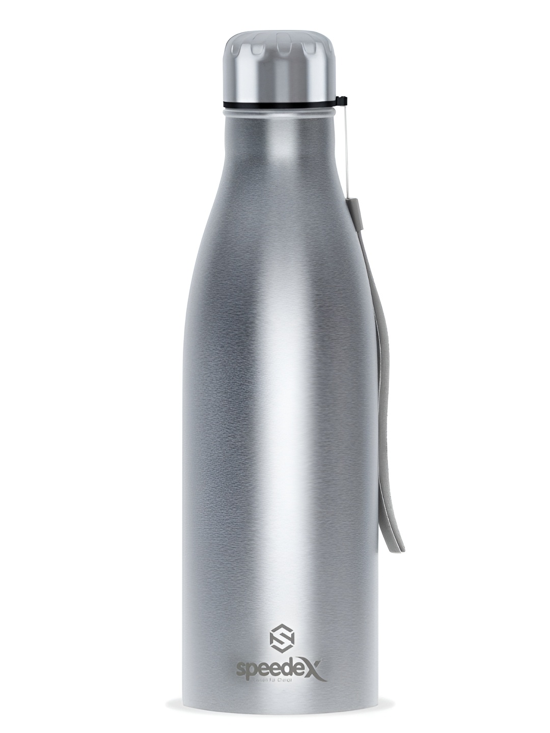 

Speedex Silver-Toned Single Stainless Steel Solid Water Bottle