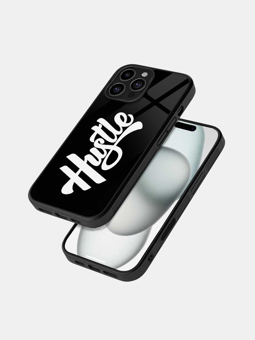 

macmerise Typography Printed iPhone 16 Pro Max Bumper Case Mobile Accessories, Black