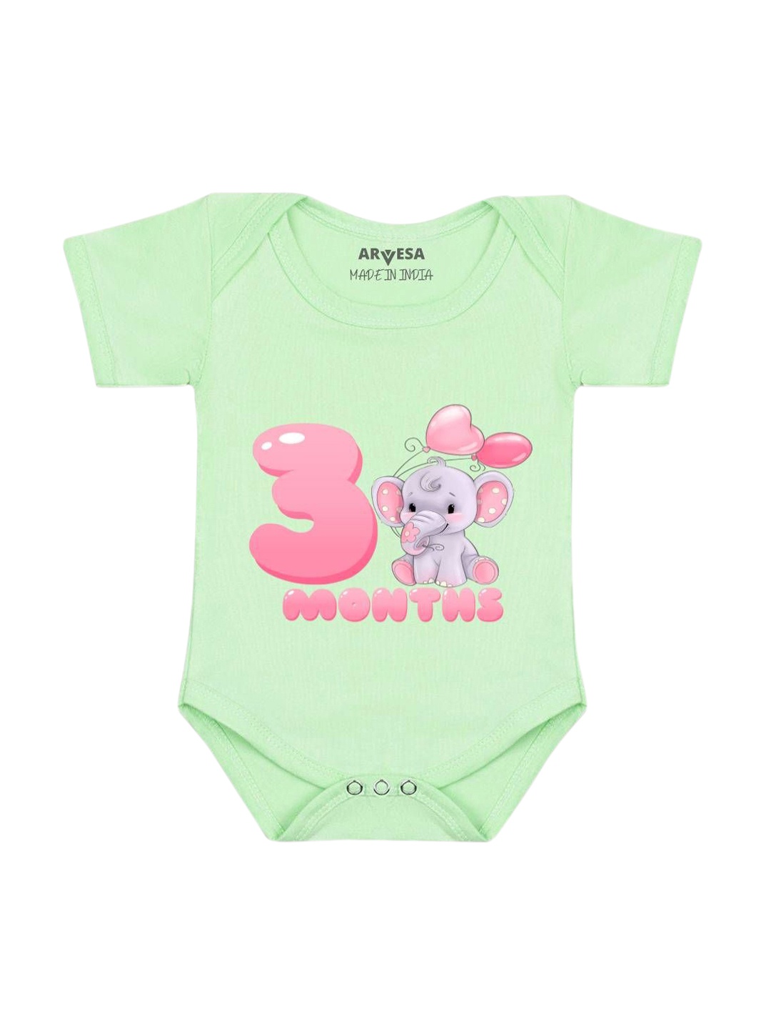 

Arvesa Infants Printed Bodysuit, Green