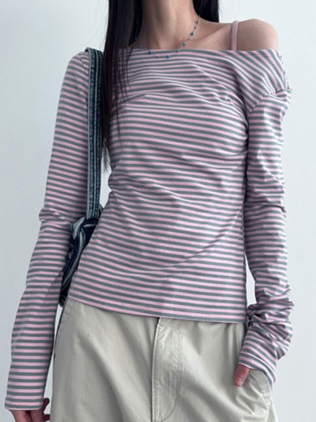 

LULU & SKY Striped Top, Pink