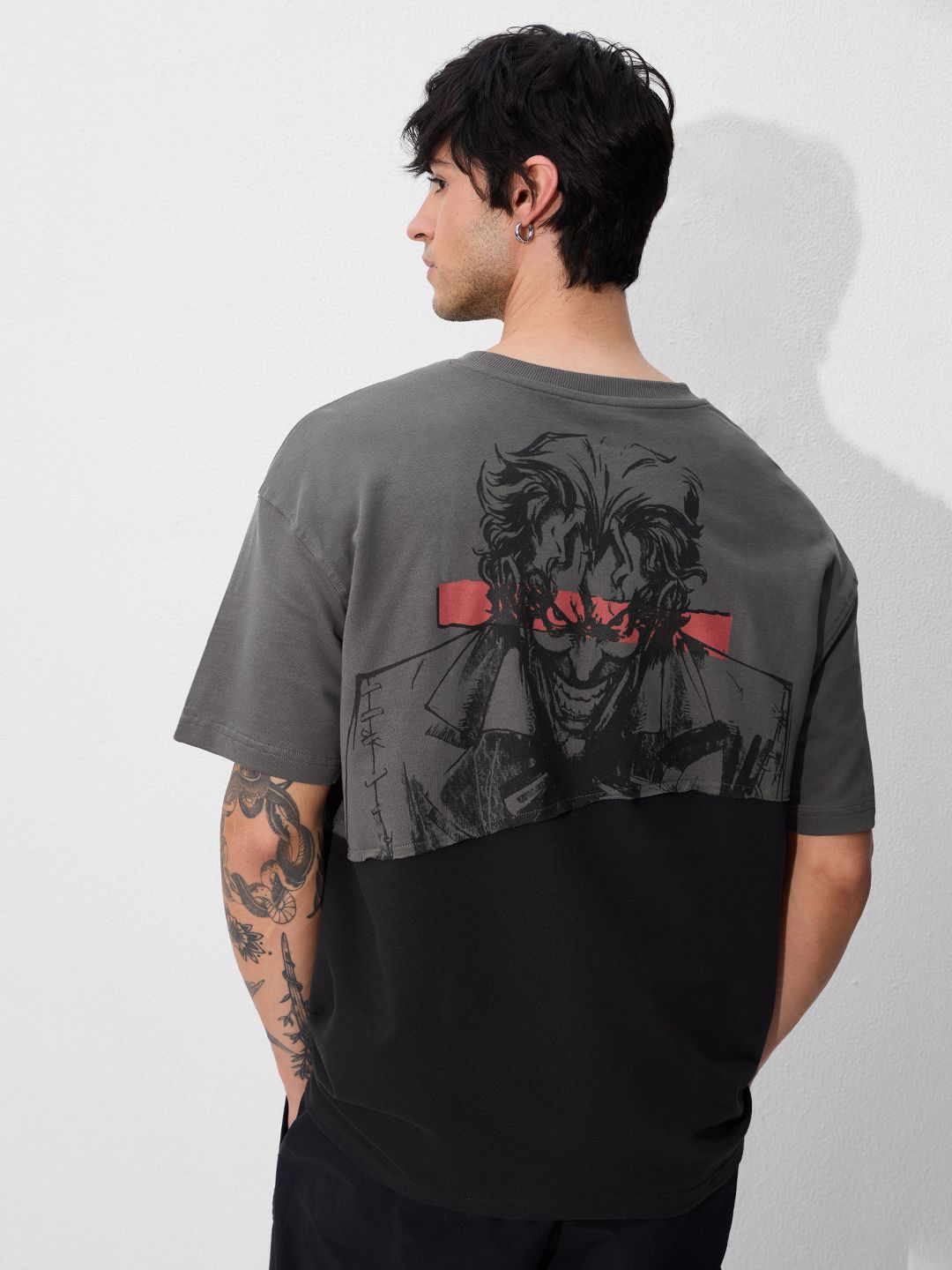 

The Souled Store Men Typography Printed T-shirt, Grey