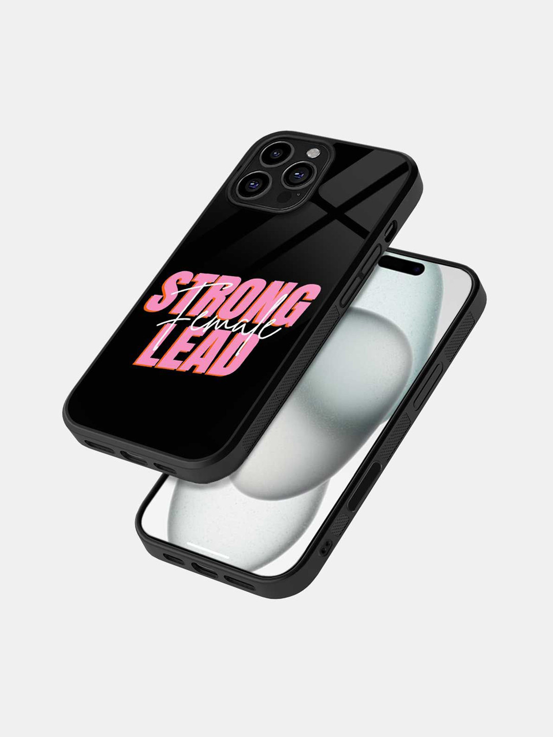 

macmerise Typography Printed iPhone 16 Pro Max Bumper Case Mobile Accessories, Black