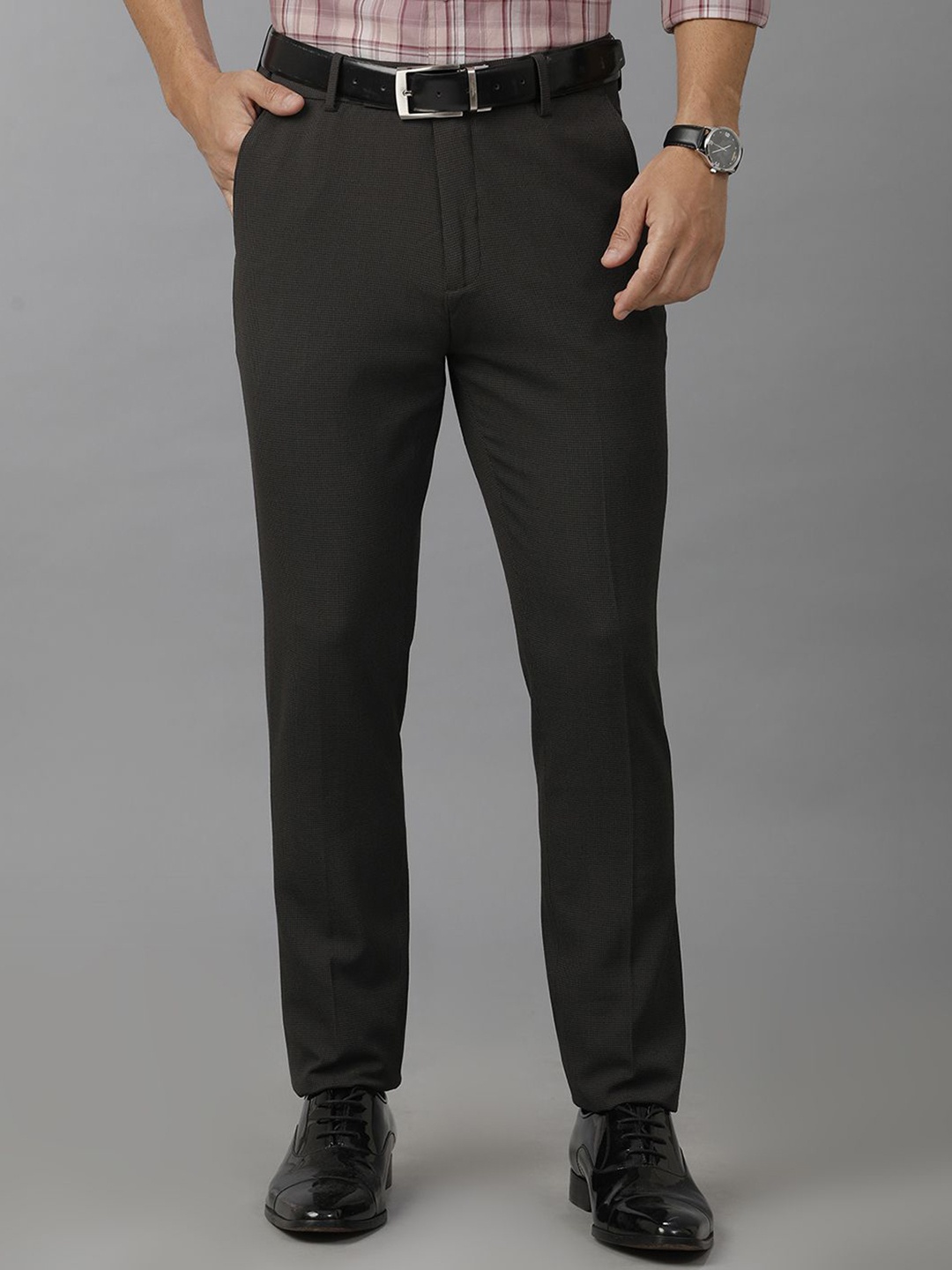 

Double Two Men Slim Fit Trousers, Brown