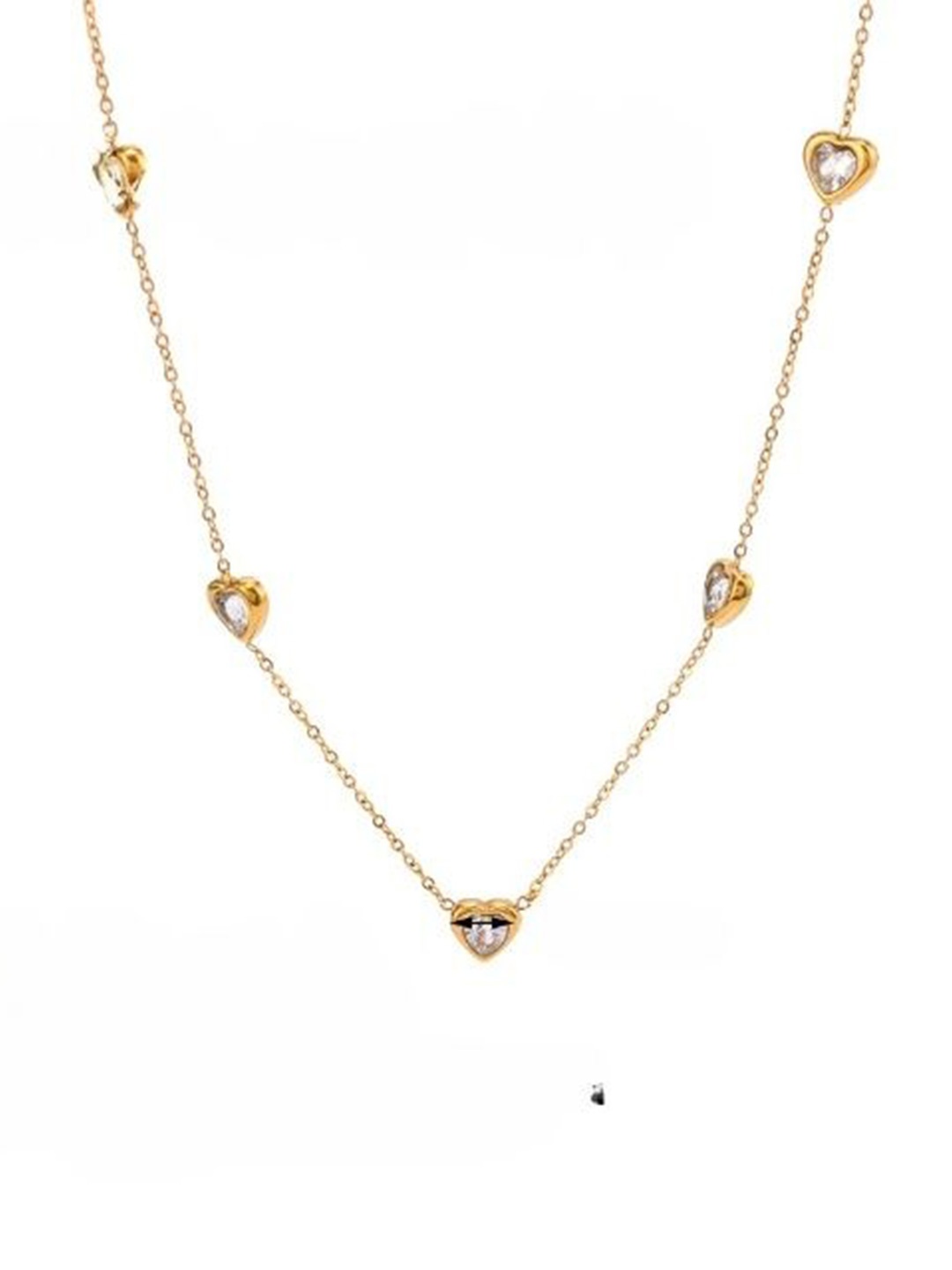 

Just Lil Things Stone Studded Statement Chain, Gold