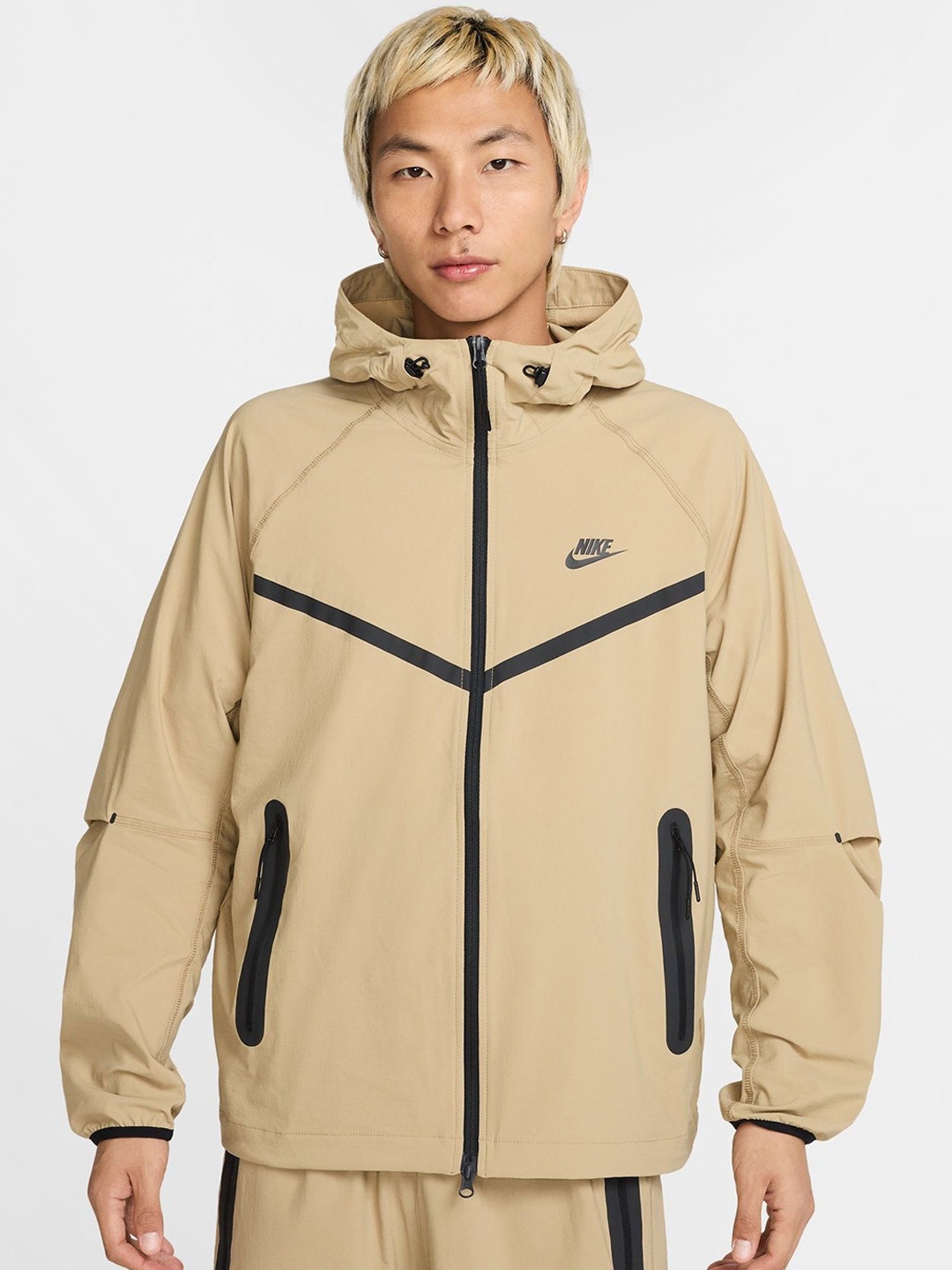 

Nike Tech Windrunner Men's Woven Full-Zip Jacket, Beige