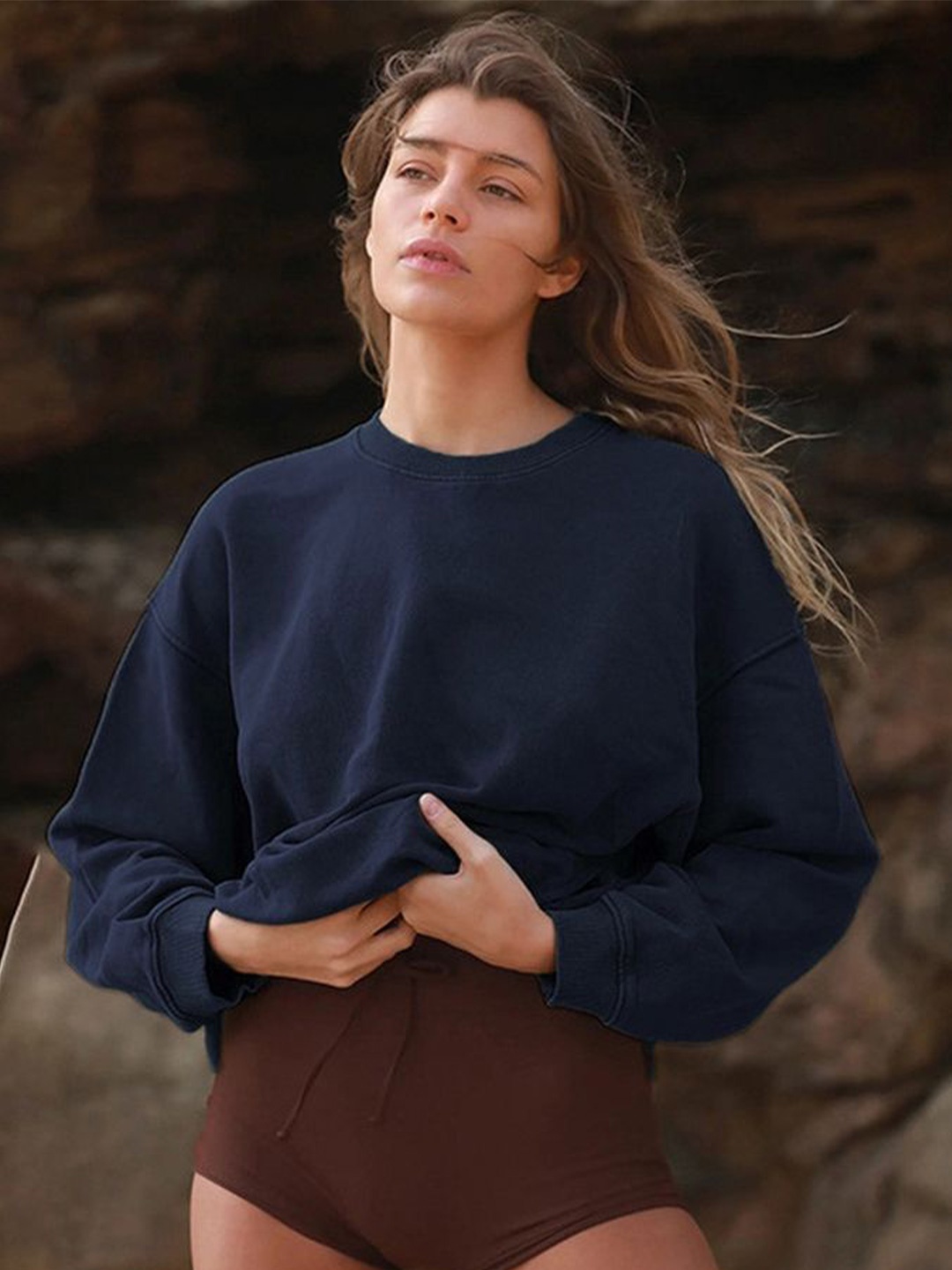 

LULU & SKY Women Sweatshirt, Blue