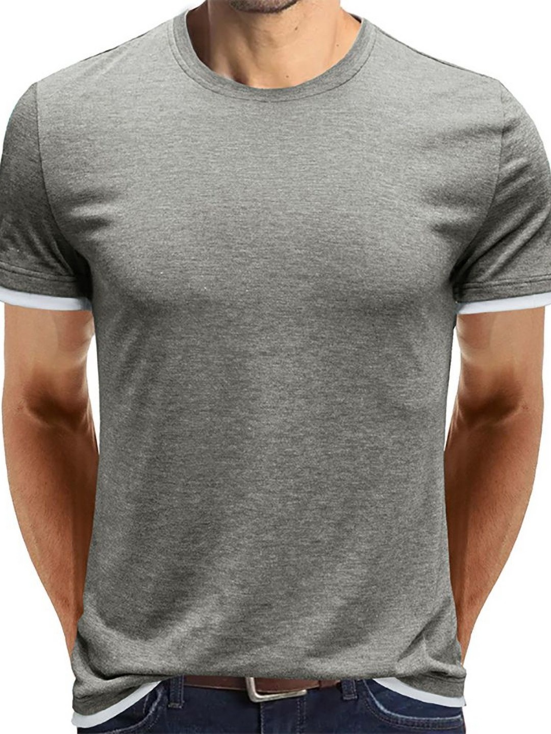 

StyleCast x Revolte Men T-shirt, Grey