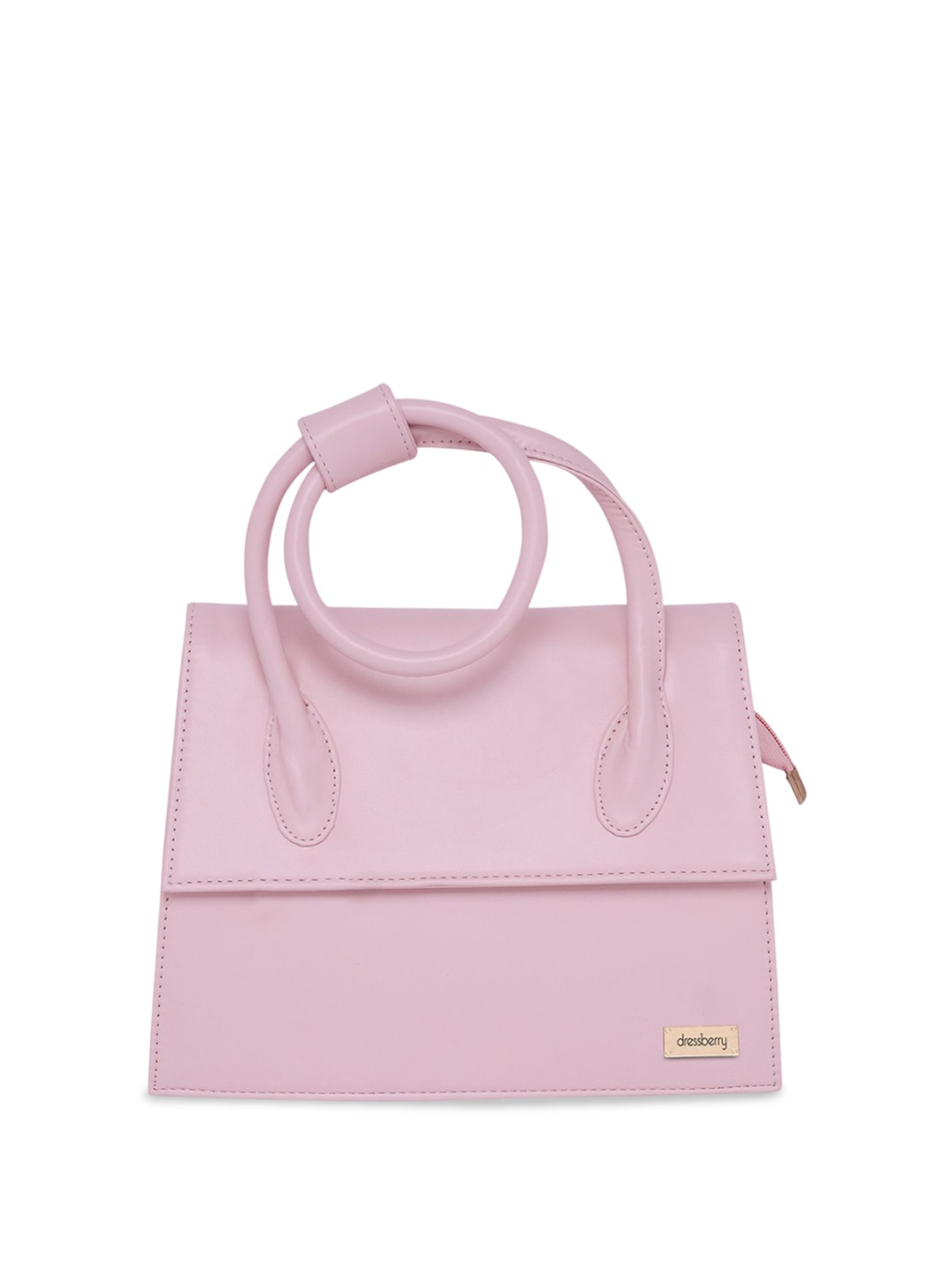 

DressBerry PU Shopper Handheld Bag, Pink
