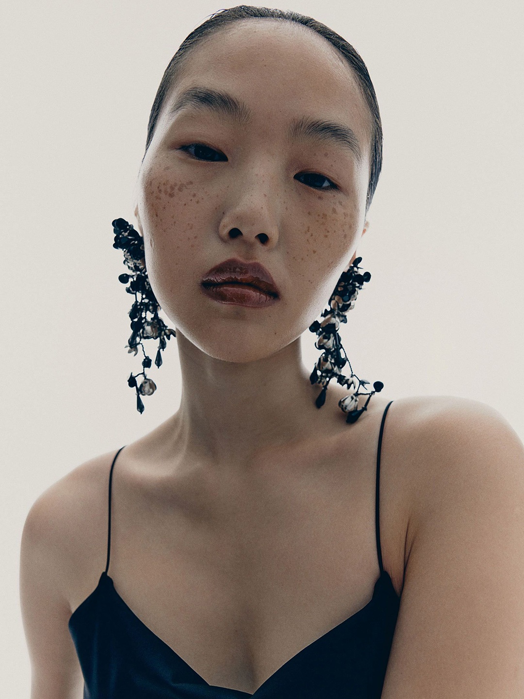 

H&M Flower-Detail Cluster Earrings, Silver