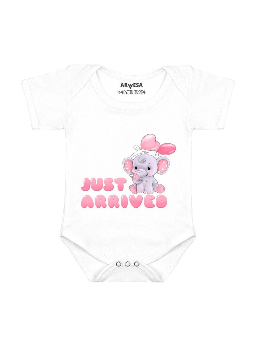 

Arvesa Infants Printed Bodysuit, White