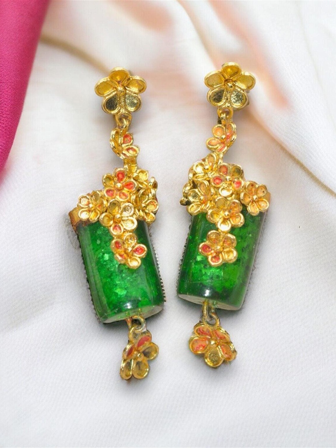 

Luxevogue Contemporary Drop Earrings, Yellow