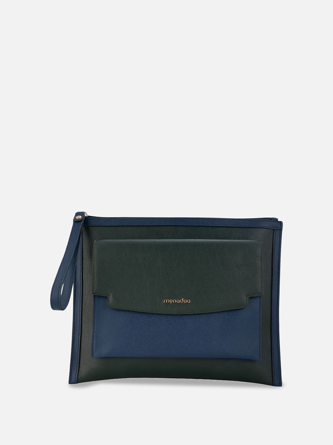 

Monadaa Structured Hobo Bag with Applique, Green
