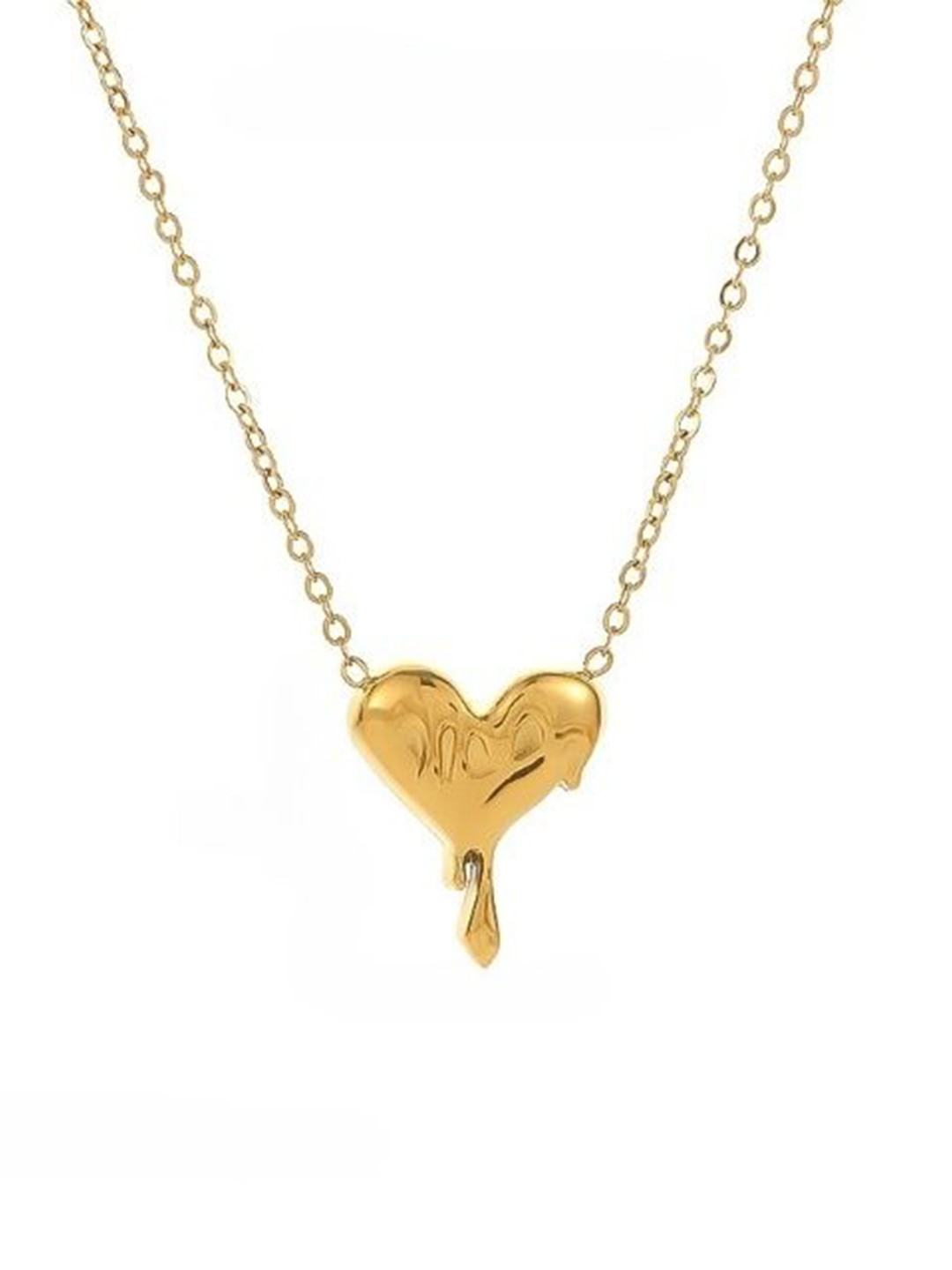 

Just Lil Things Minimal Heart Chain, Gold