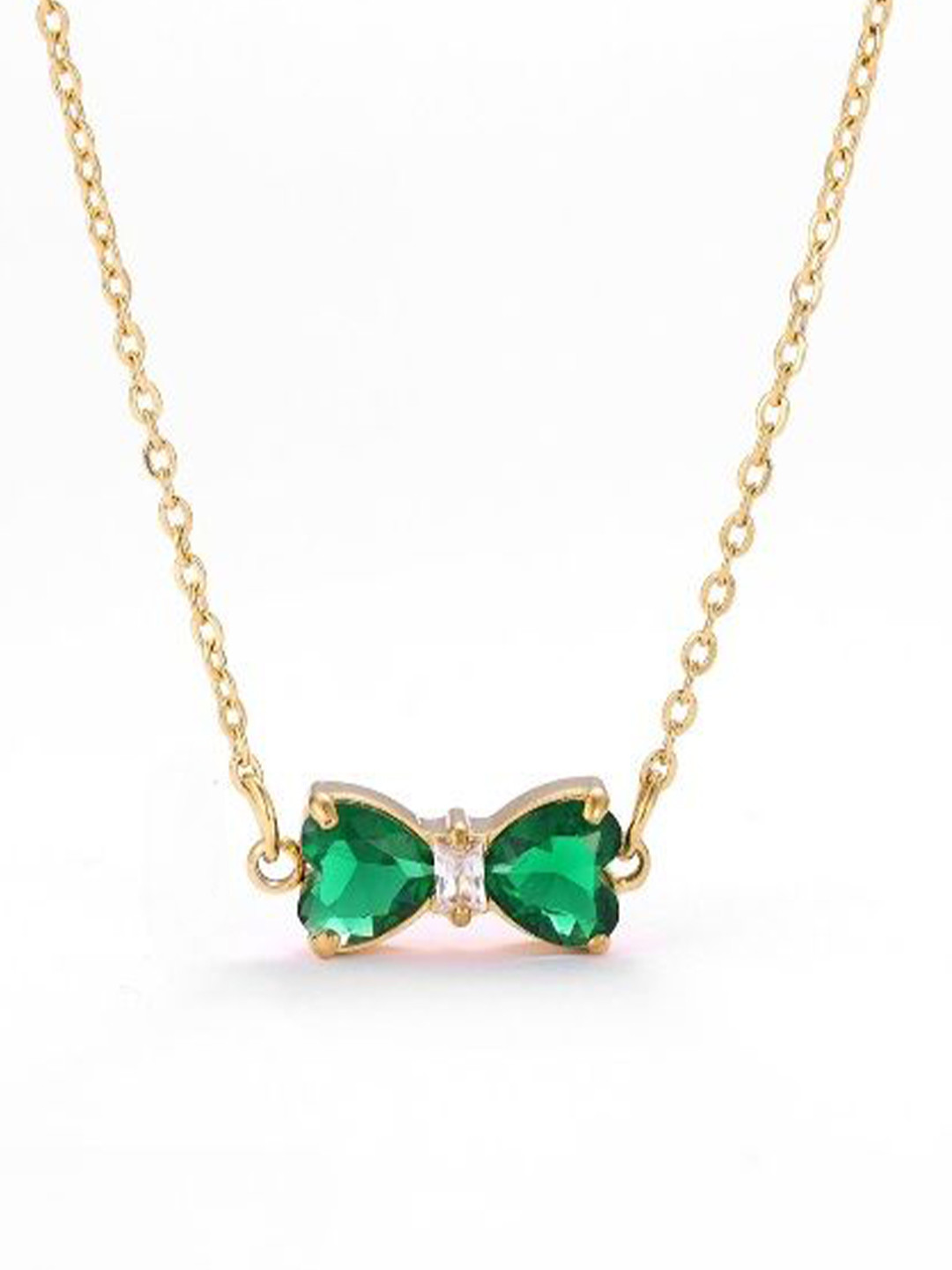 

Just Lil Things Stone Studded Minimal Chain, Gold