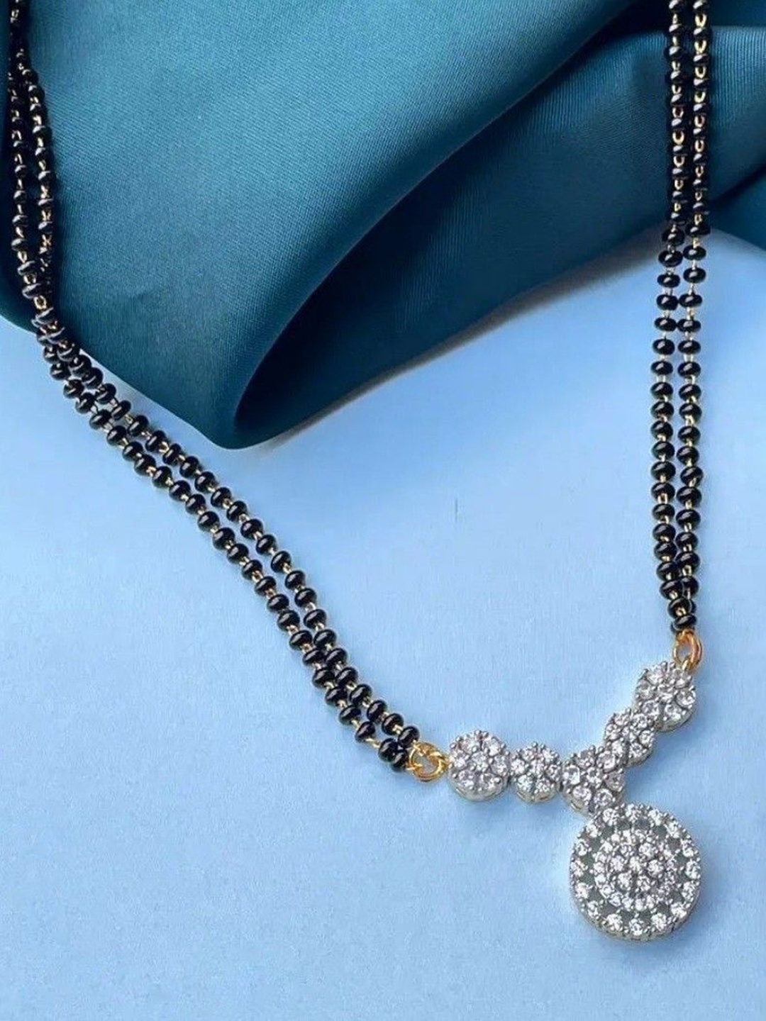 

Wynona Gold-Plated Mangalsutra, Silver
