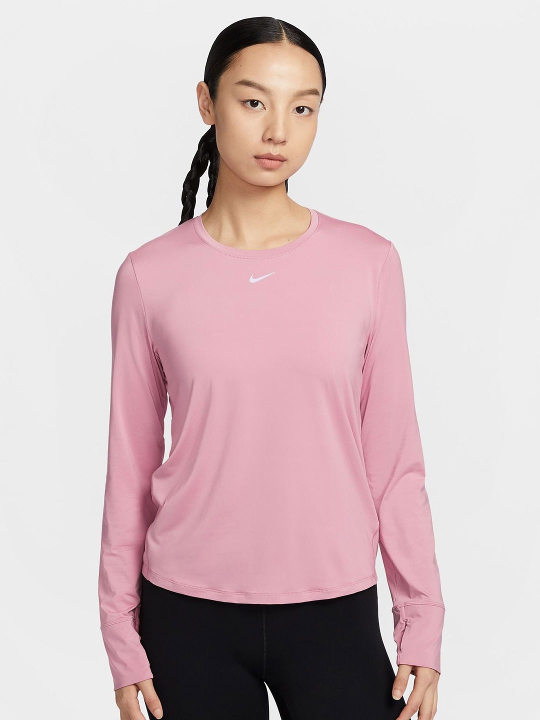 

Nike One Classic Women's Dri-FIT Long-Sleeve Top, Pink